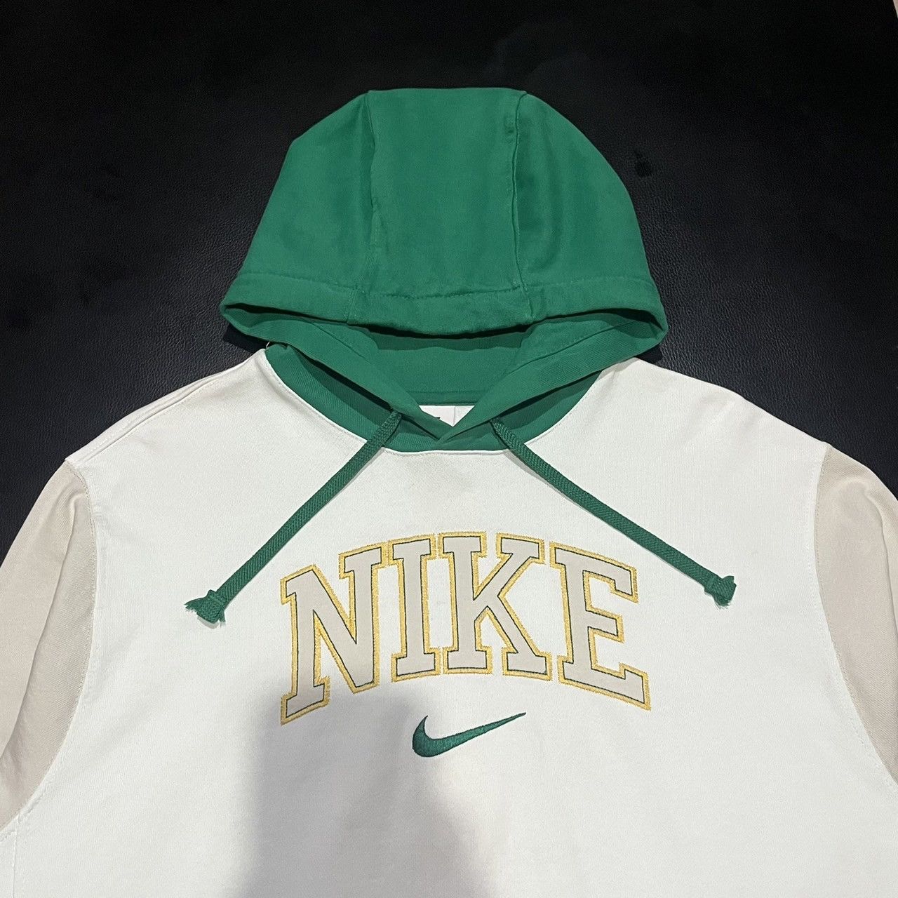 Nike Nike Sportswear Retro Collegiate Cream Green Hoodie Size US L / EU 52-54 / 3 - 6 Thumbnail