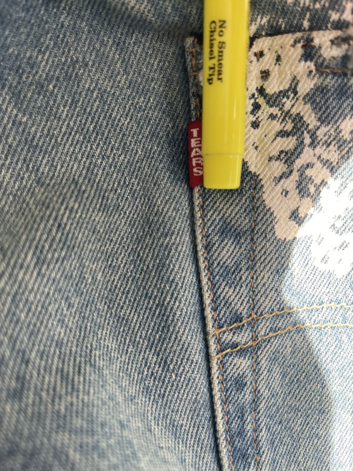 DENIM TEARS × Virgil Abloh DENIM TEARS x VIRGIL ABLOH “MESSAGE IN A TEAR” Size US 34 / EU 50 - 4 Thumbnail