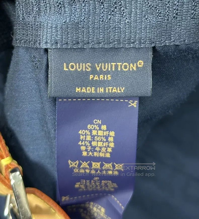 Louis Vuitton Louis Vuitton Blue old flower full print logo cap Size ONE SIZE - 4 Thumbnail
