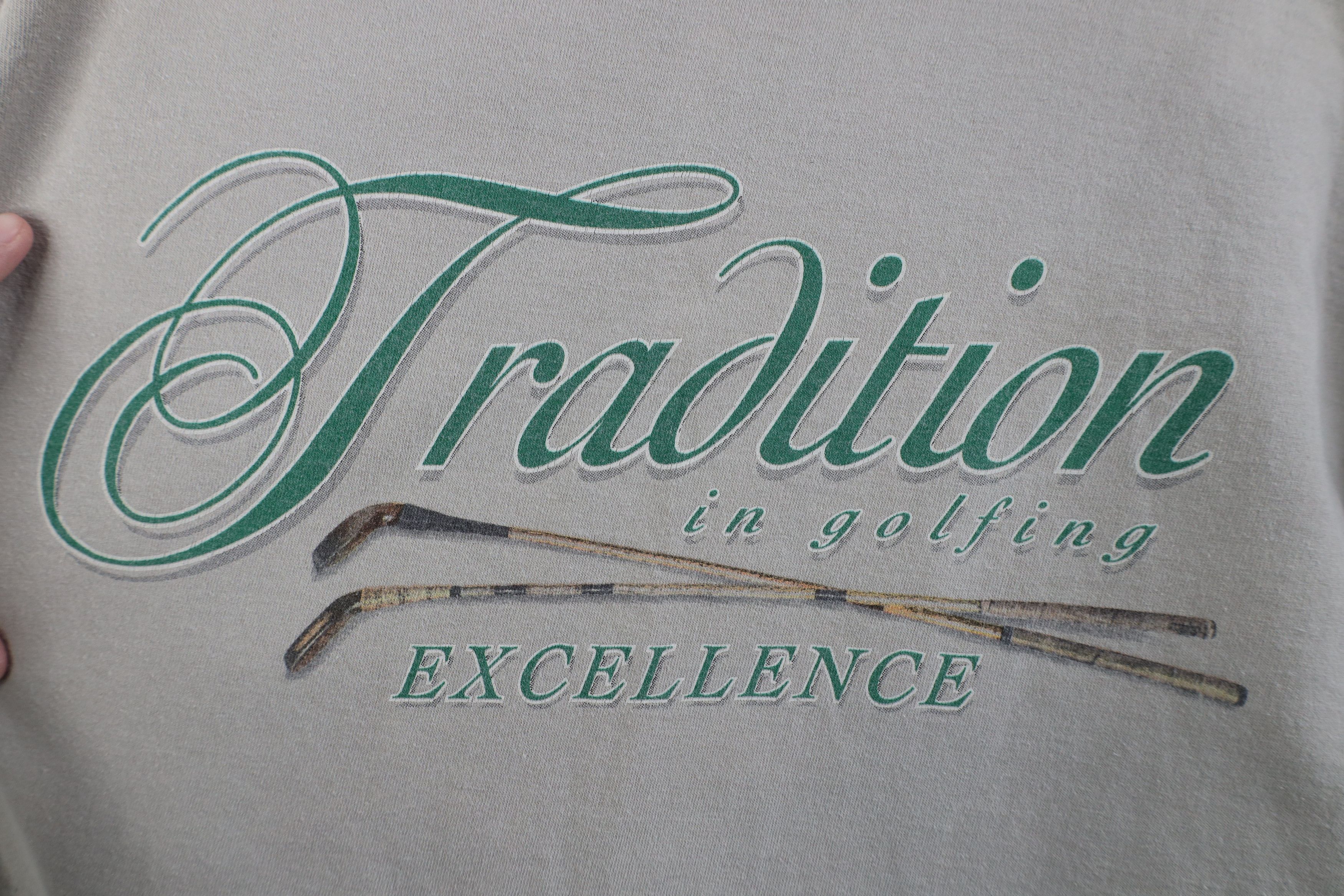 Vintage Vintage 90s Streetwear Tradition Excellence T-Shirt USA Size US L / EU 52-54 / 3 - 4 Thumbnail