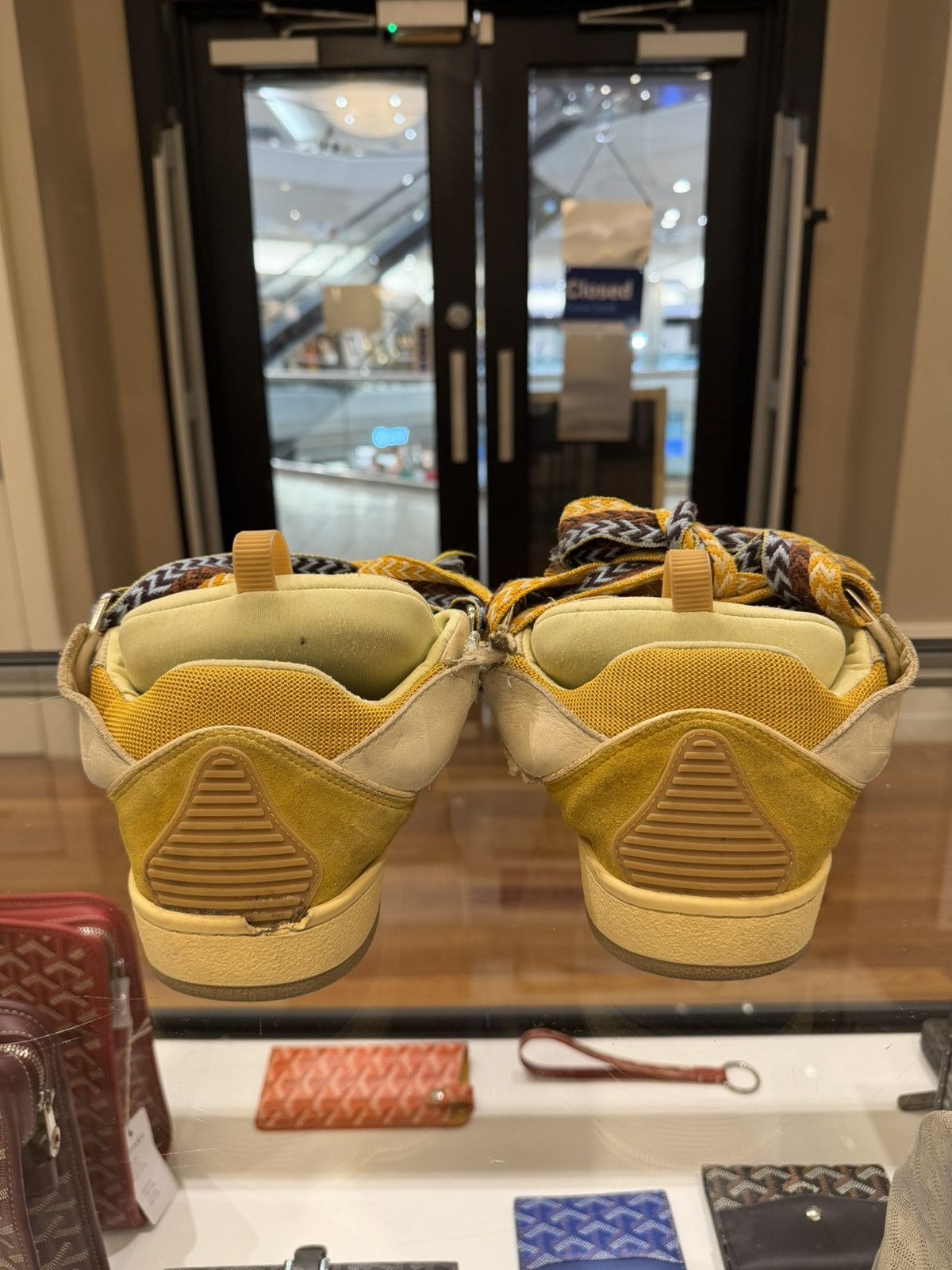 Lanvin Lanvin Oversized Curb Sneaker - Yellow white Size US 10 / EU 43 - 6 Thumbnail