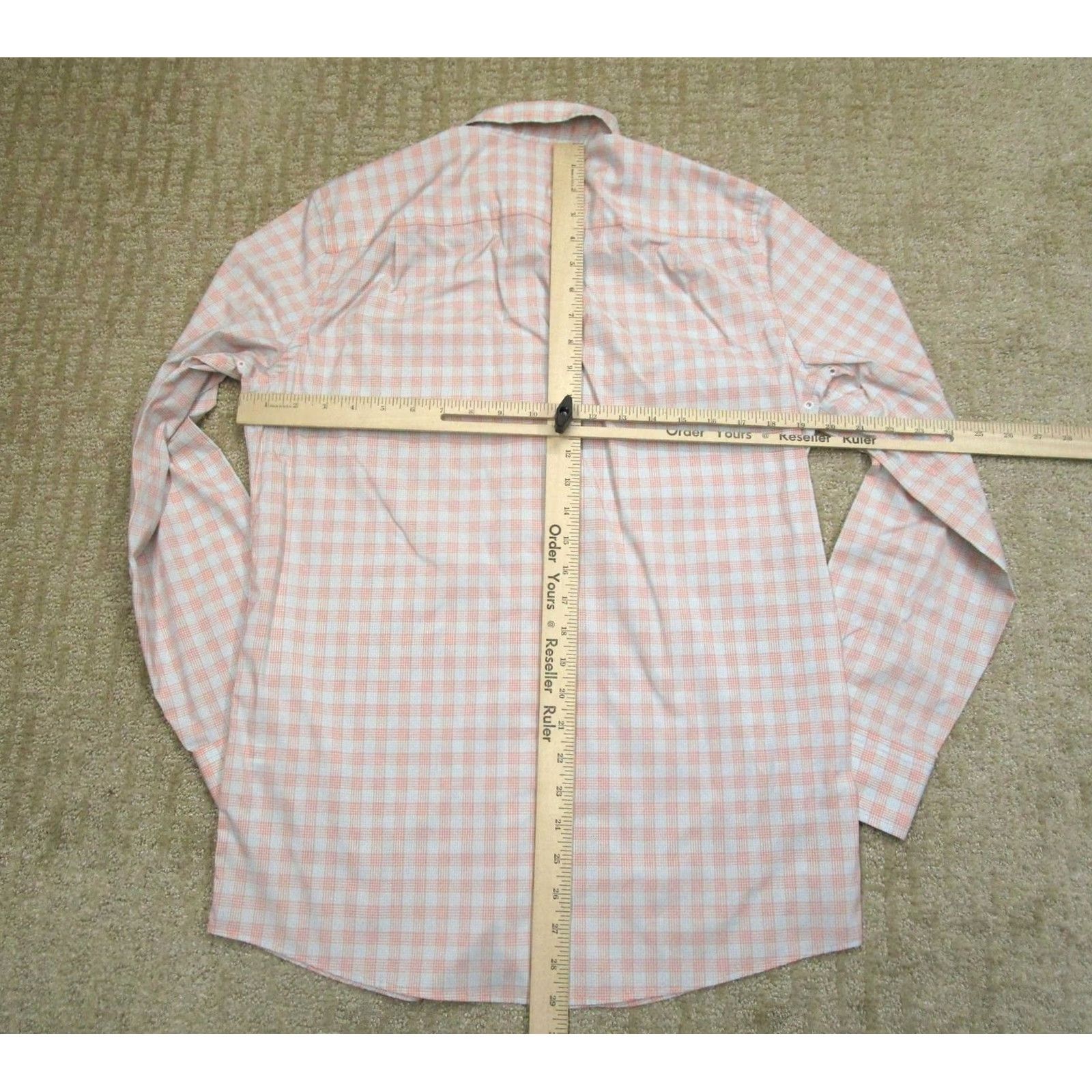 Southern Tide Southern Tide Shirt Men S Pink Check Performance Long Sleeve Button-Up Collared NYLON Spandex Embroidered Classic Preppy Size US S / EU 44-46 / 1 - 4 Thumbnail