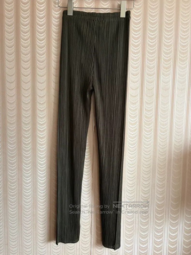 Issey Miyake Issey Miyake Coffee Brown Pleated Trousers Size 25" / US 0 / IT 36 - 3 Thumbnail