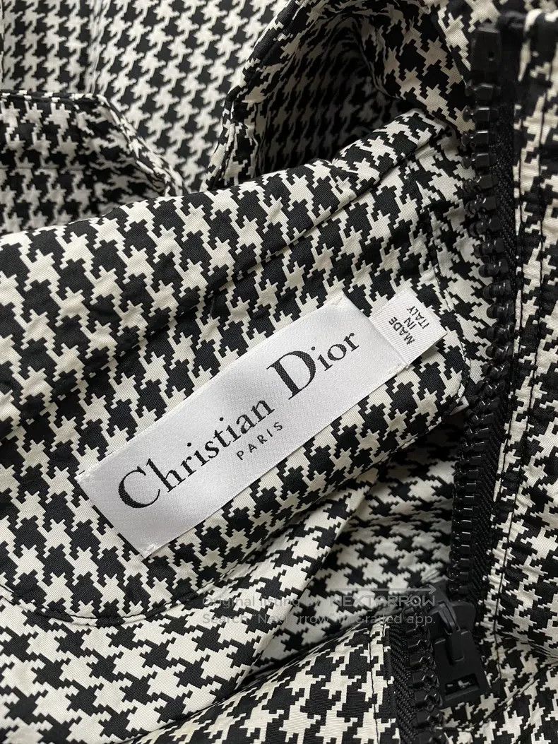 Dior Dior Thousand-bird grid old flower windbreaker jacket Size XS / US 0-2 / IT 36-38 - 4 Thumbnail