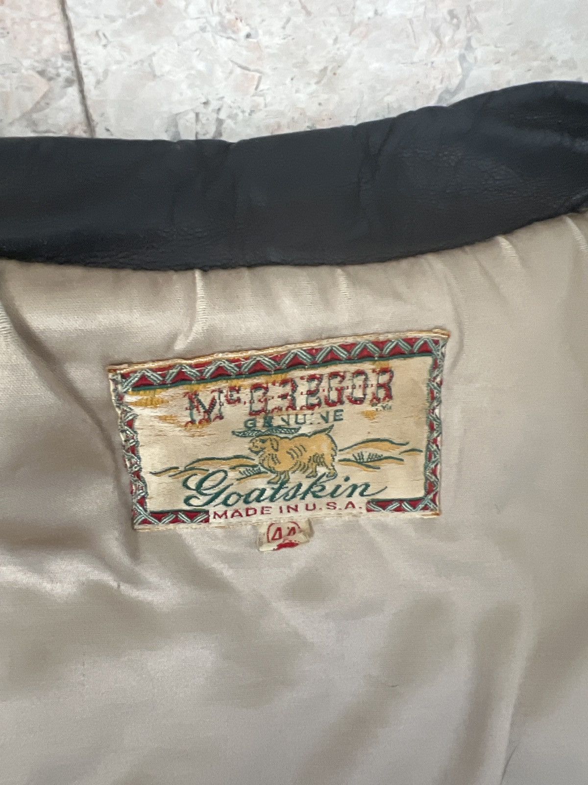 Other Vintage Goatskin Leather A-2 Bomber Jacket – Made in USA Size US M / EU 48-50 / 2 - 3 Thumbnail