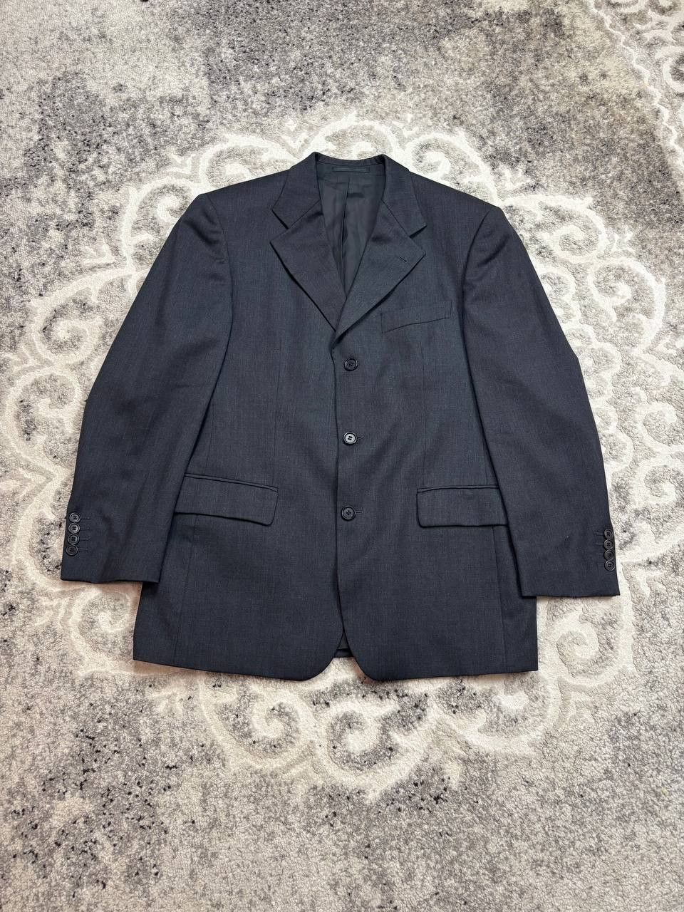Hugo Boss Hugo Boss Super 100 Wool Blazer Grey Jacket Size 42S - 5 Thumbnail