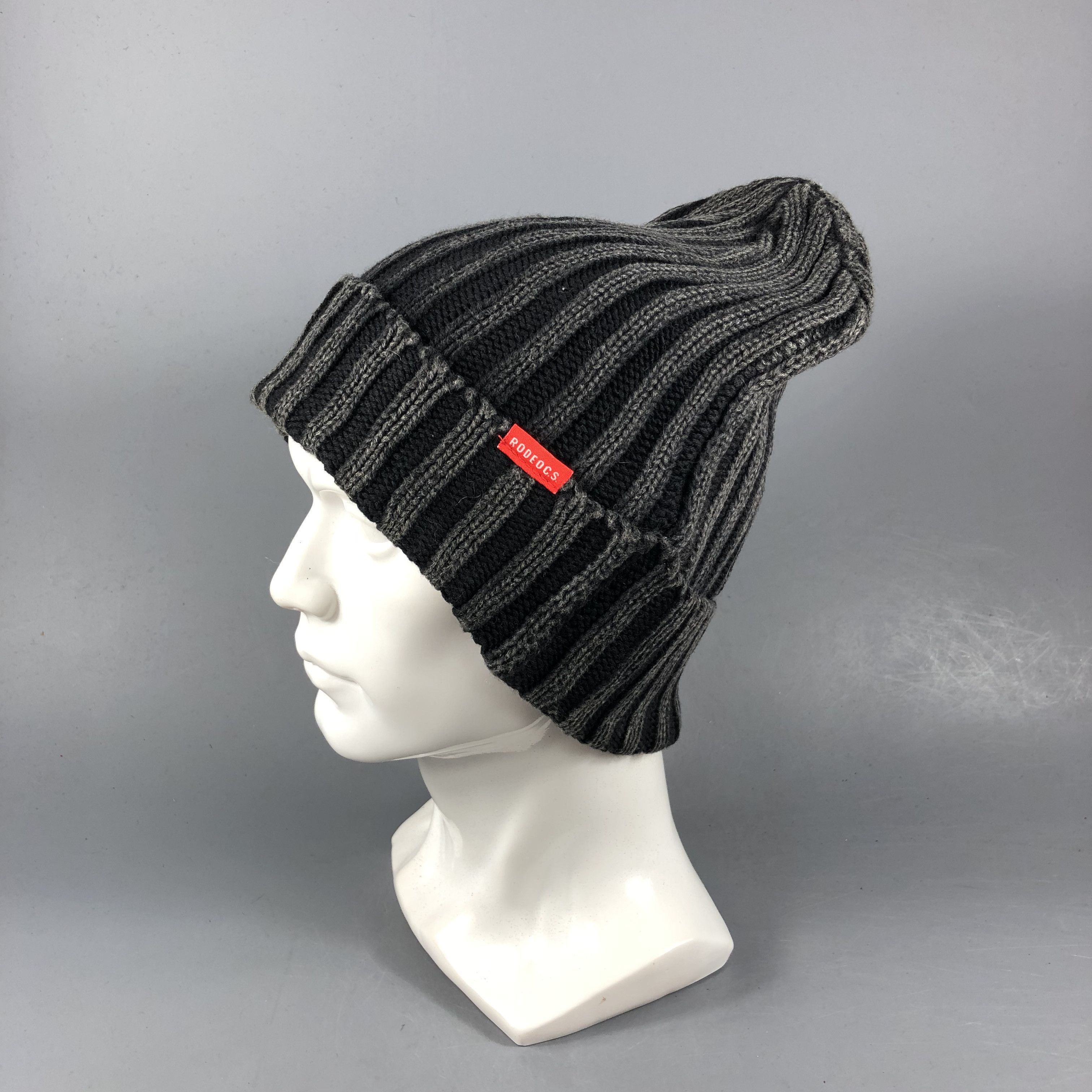 Vintage Rodeo Crowns Pleated Cotton Beanie Snowcap Snow Hat B830 Size ONE SIZE - 2 Thumbnail