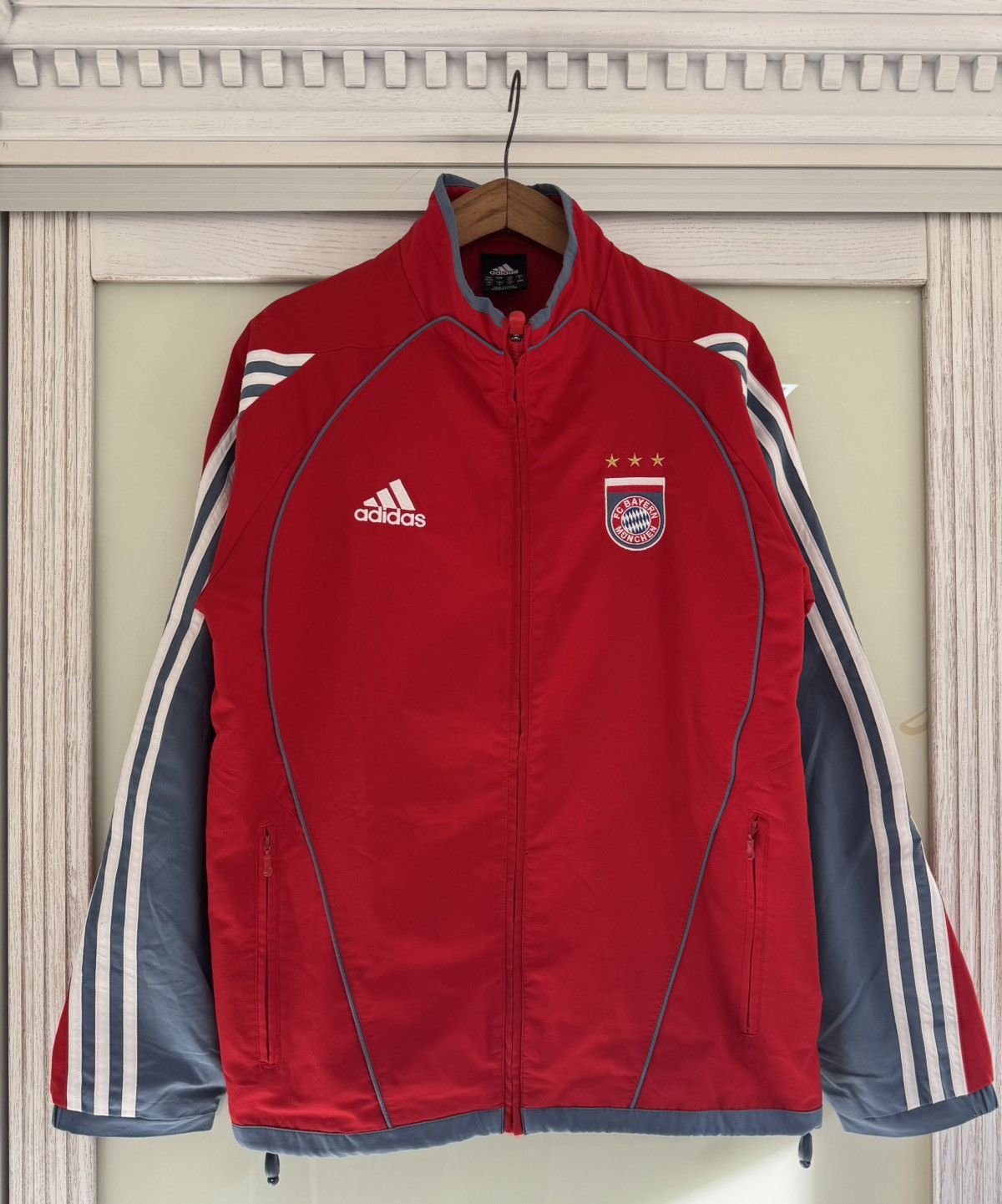Adidas Vintage Bayern Munich 2005-2006 Soccer Track Jacket Jersey Size US M / EU 48-50 / 2 - 1 Thumbnail
