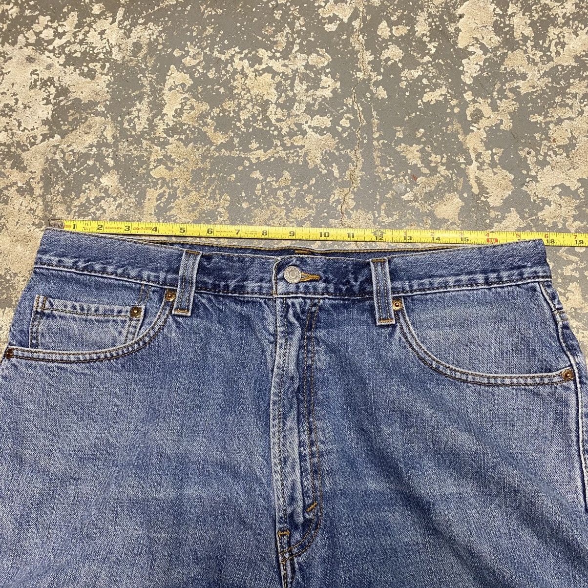 Levi's × Vintage Vintage Levi’s 550 Blue Denim Jean Shorts Jorts Y2K Size US 35 - 12 Thumbnail