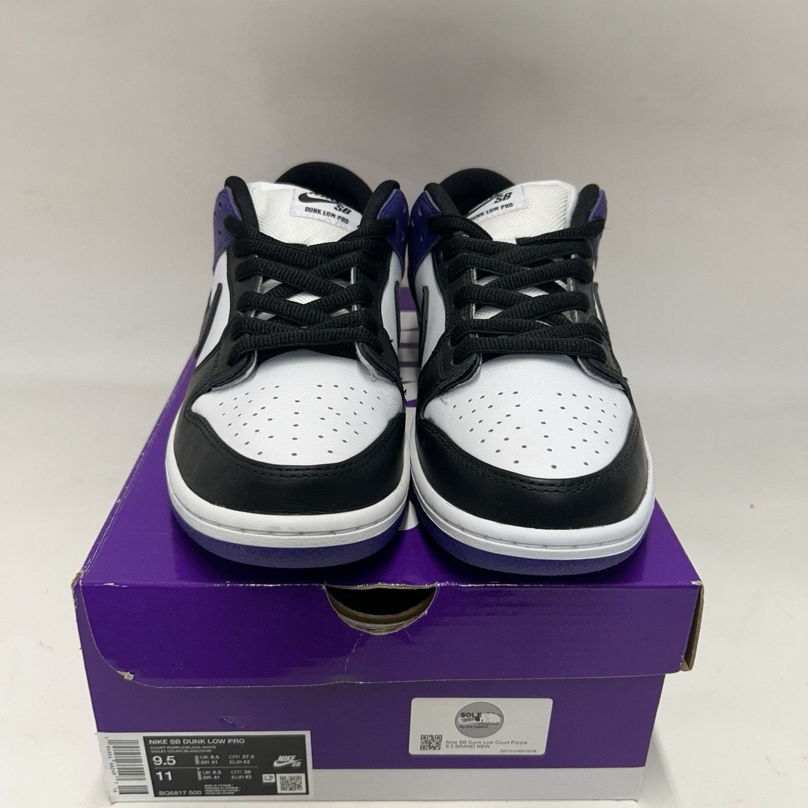 Nike Nike SB Dunk Low “Court Purple” Sneakers BQ6817-500 New Size US 9.5 / EU 42-43 - 2 Thumbnail