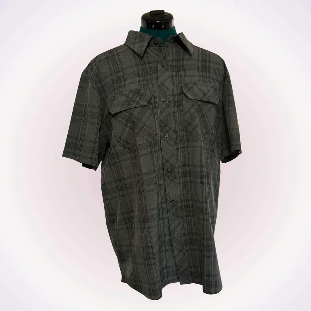 Orvis Olive Plaid Short-Sleeve Outdoor Shirt | Sz XL Size US M / EU 48-50 / 2 - 1 Thumbnail
