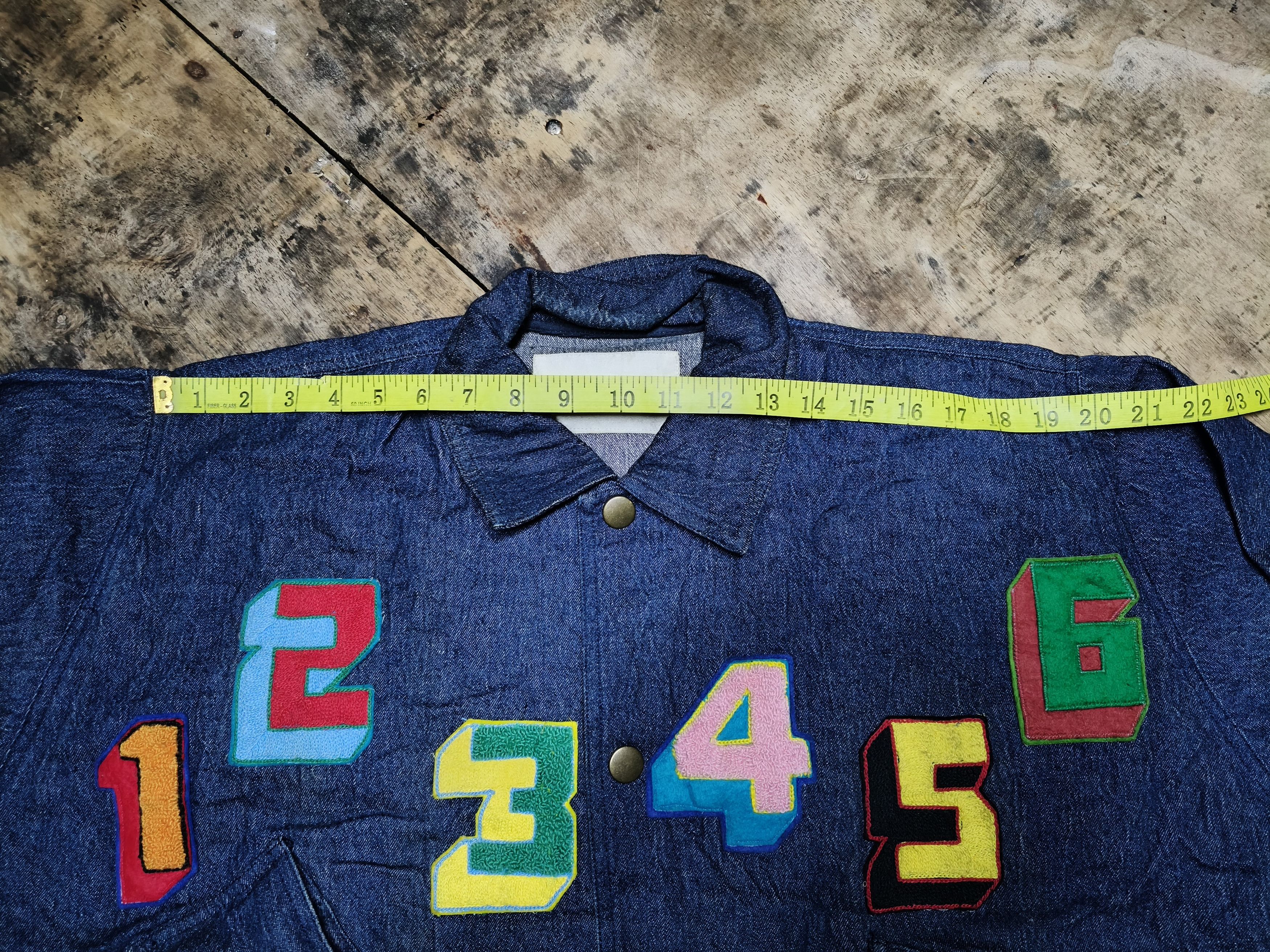 K-Factory Denim Jacket Number Style
