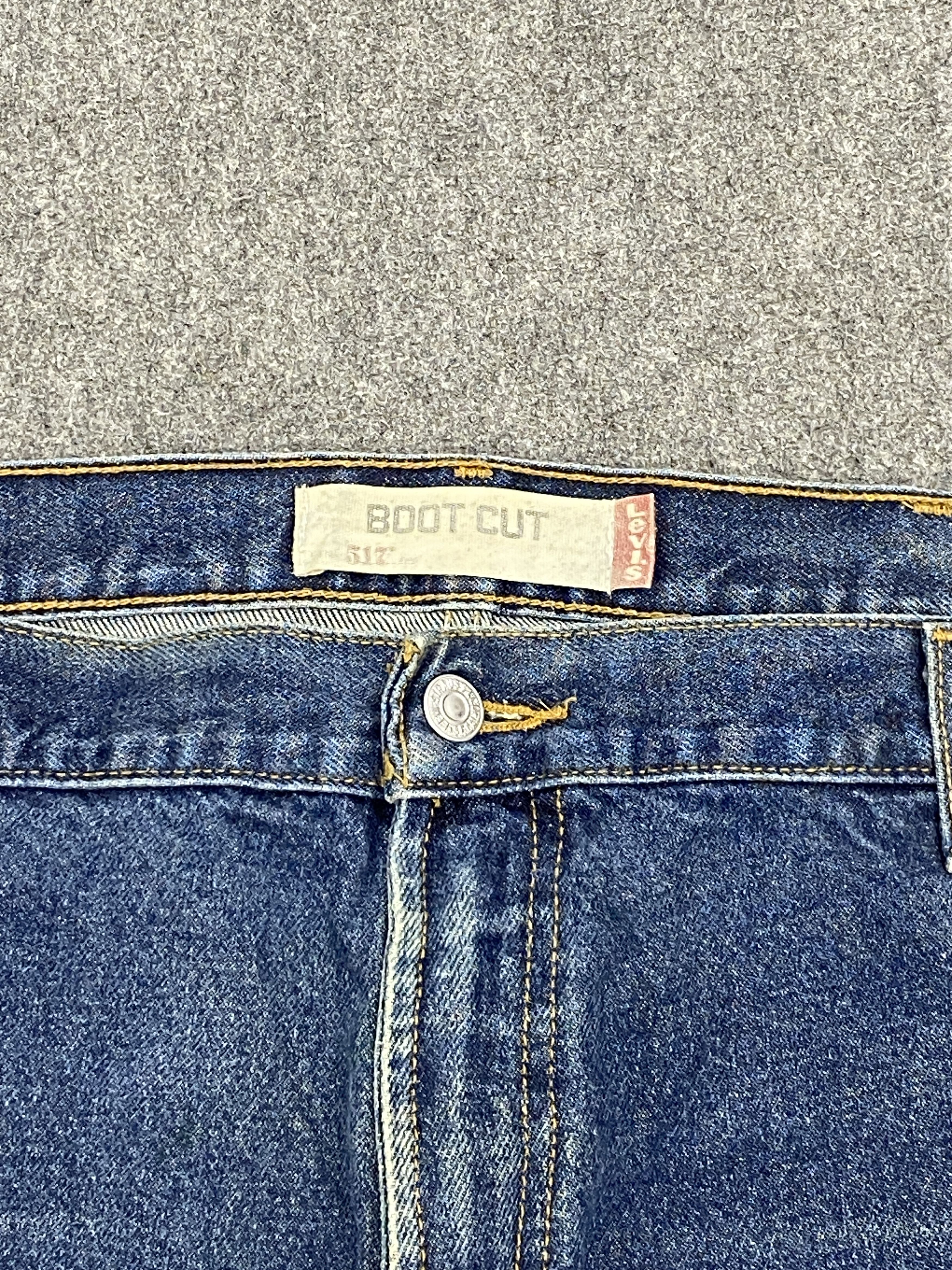 Levi's Distressed Vintage Levis 517 Flared Bootcut Denim DP2607 Size US 42 / EU 58 - 7 Thumbnail