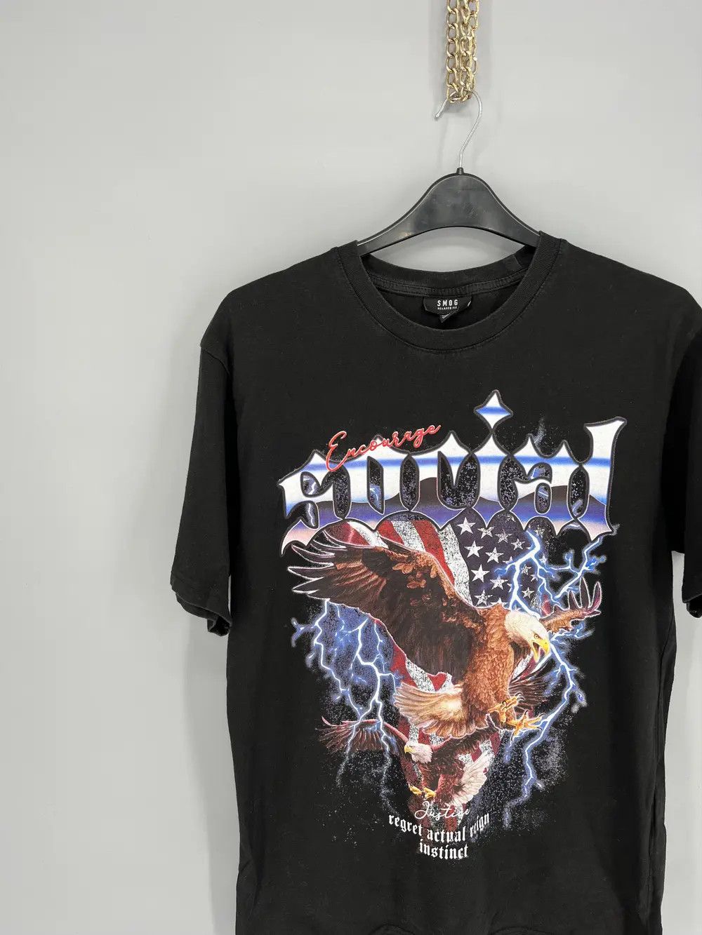 Other Vintage Y2K ADULT “ Social “ American tee Size US XL / EU 56 / 4 - 4 Thumbnail