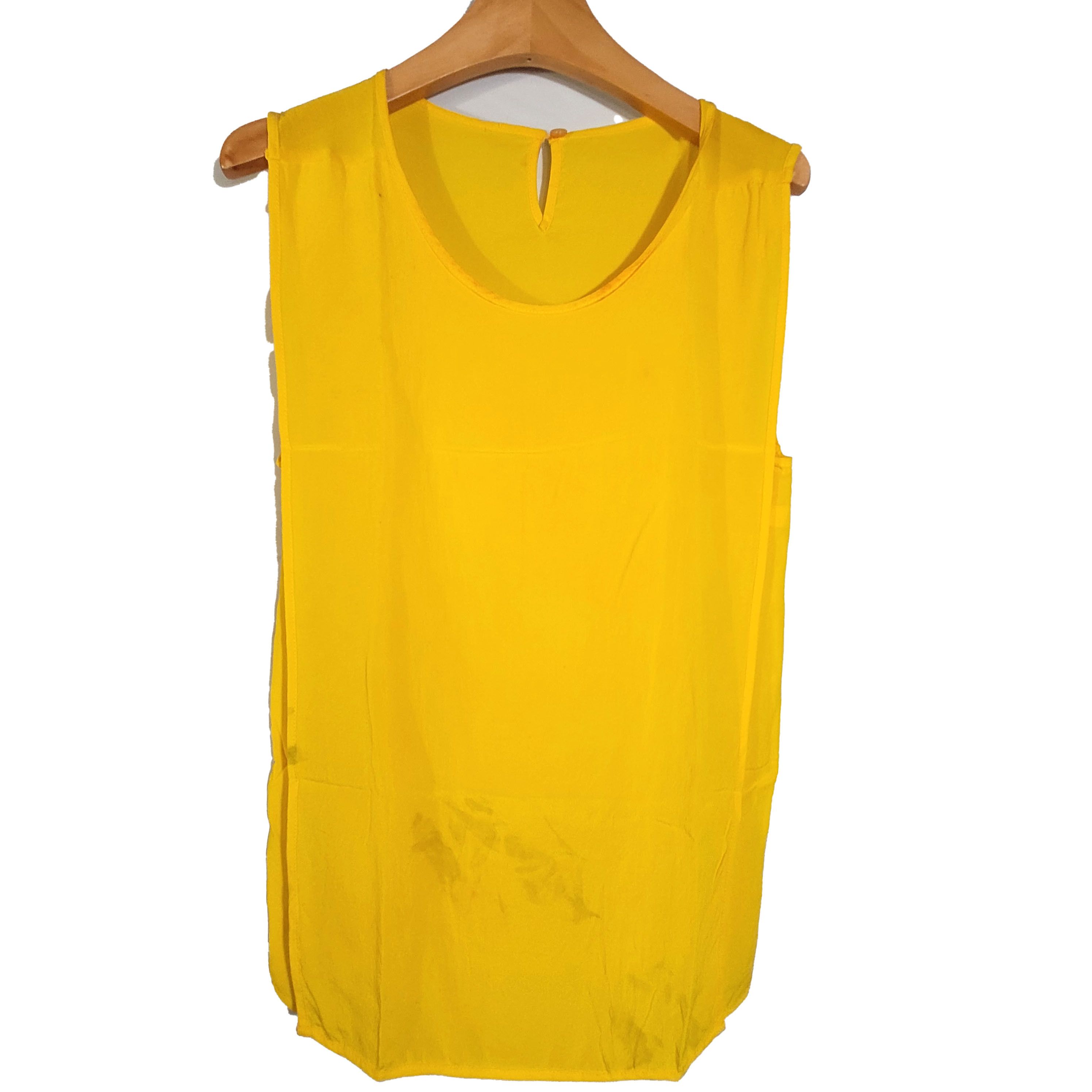 Other Women's 100% Silk Size S Sleeveless Tank Top SBE217 Size S / US 4 / IT 40 - 1 Thumbnail