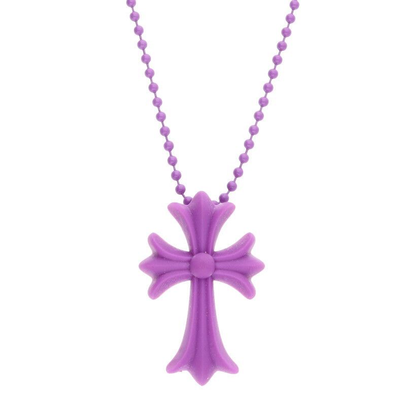 Chrome Hearts Silicone Necklace RUBBER CH CRS SML/Rubber