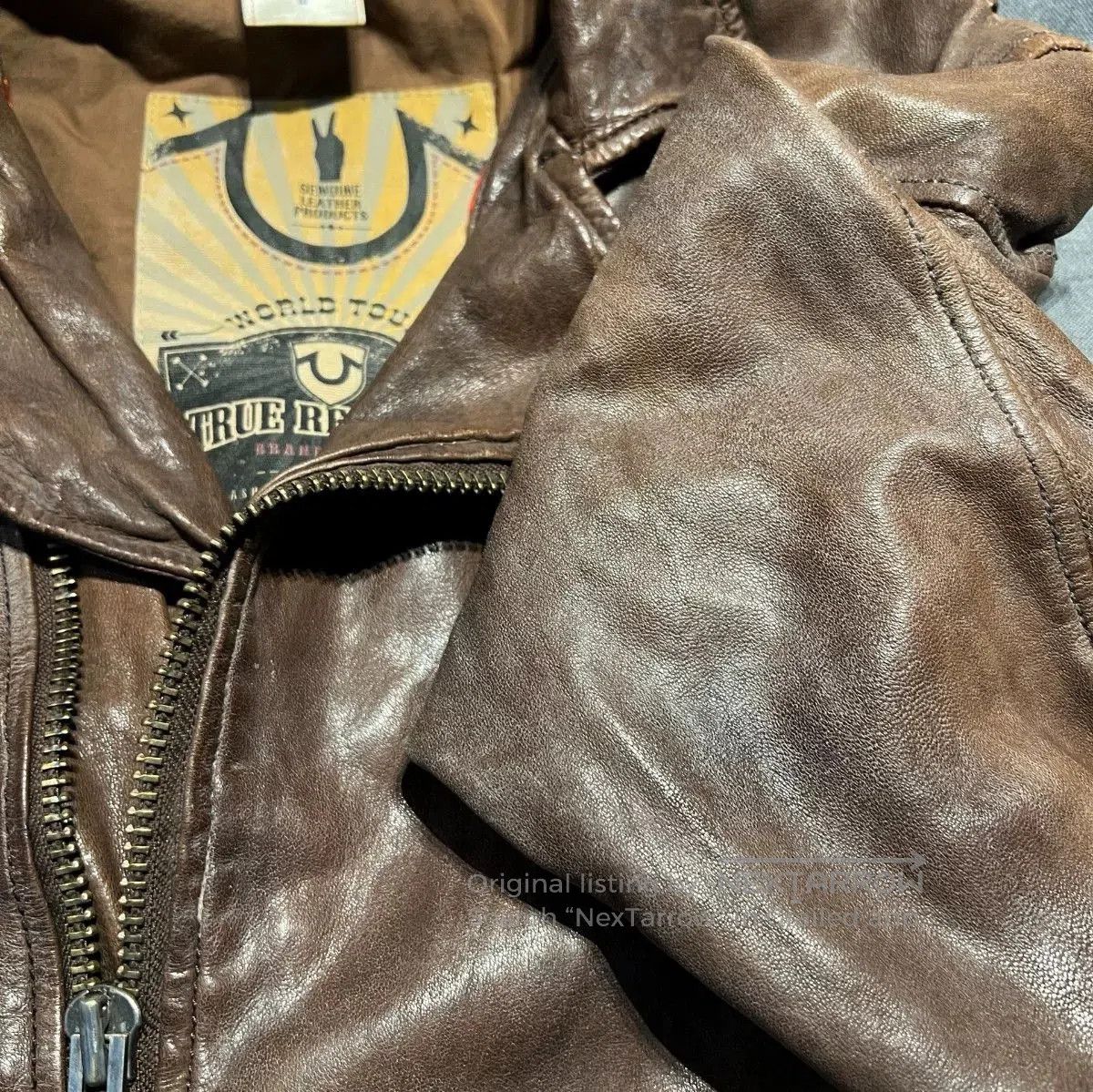 True Religion True Religion Sheepskin Rivet Leather Jacket. Size US M / EU 48-50 / 2 - 6 Thumbnail
