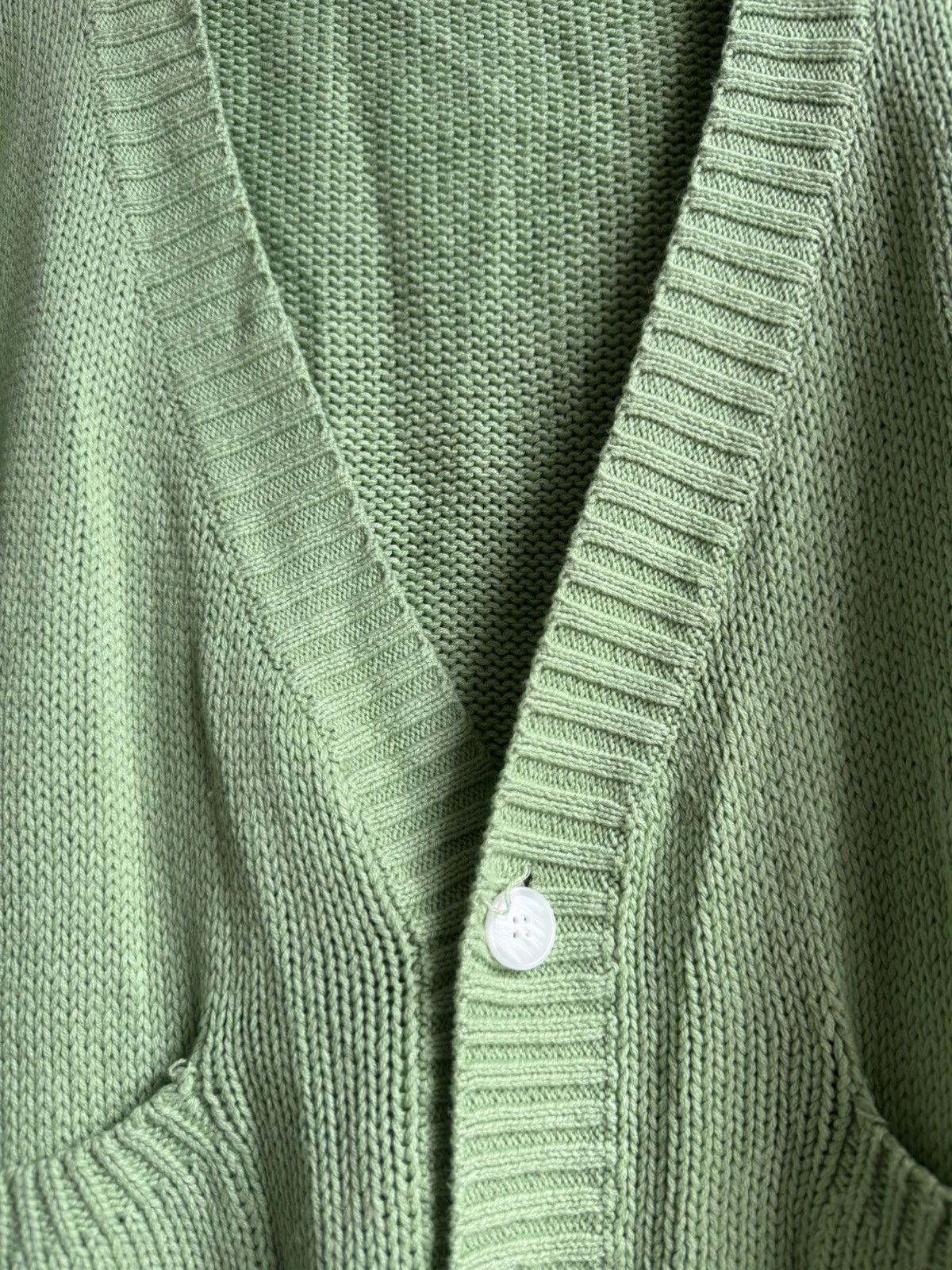 Japanese Brand Rare Ruben Kone Cardigan Heavy Knitted Sweater Mint Large Size US L / EU 52-54 / 3 - 4 Thumbnail