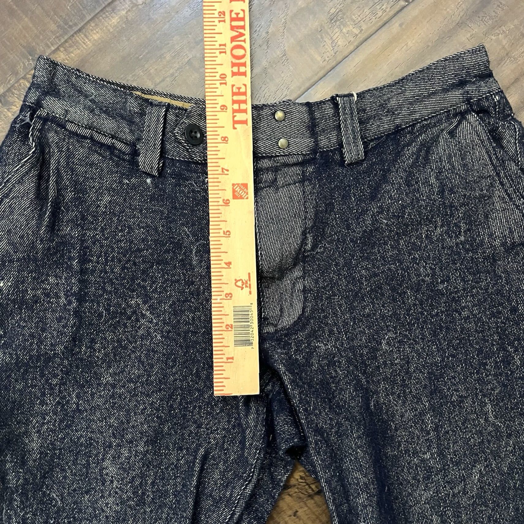 Gap VINTAGE Gap Wide Leg Pants Men 30x23 Cotton Wool Military 5-Pocket Casual Blue 80s 90s Size US 30 / EU 46 - 4 Thumbnail