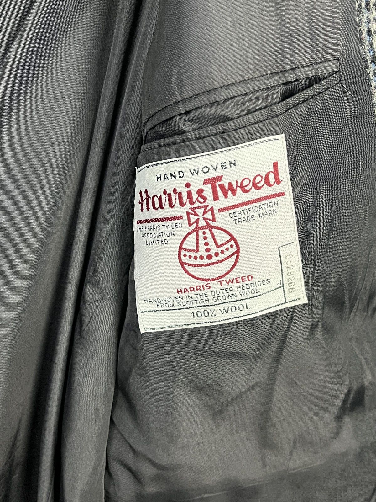 Harris Tweed × Vintage Harris Tweed Wool Blazer Made in the UK Size 44R - 11 Thumbnail