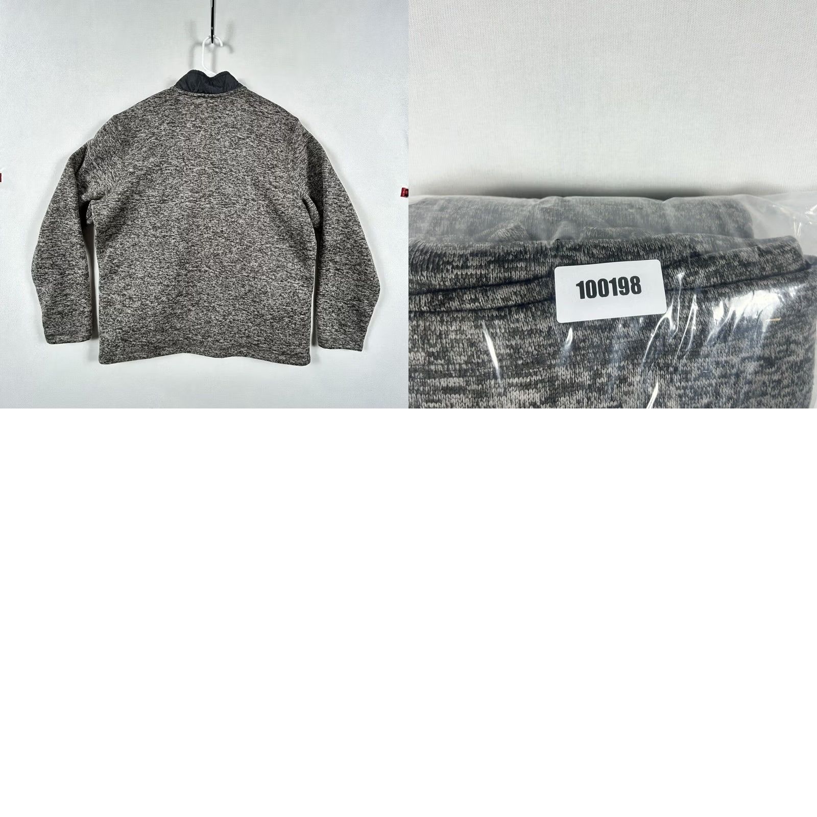 Eddie Bauer Eddie Bauer Men's XL Sweater Fleece Pullover 1/4 Zip XLarge Pullover Snap Pocket Gray Size US XL / EU 56 / 4 - 8 Thumbnail