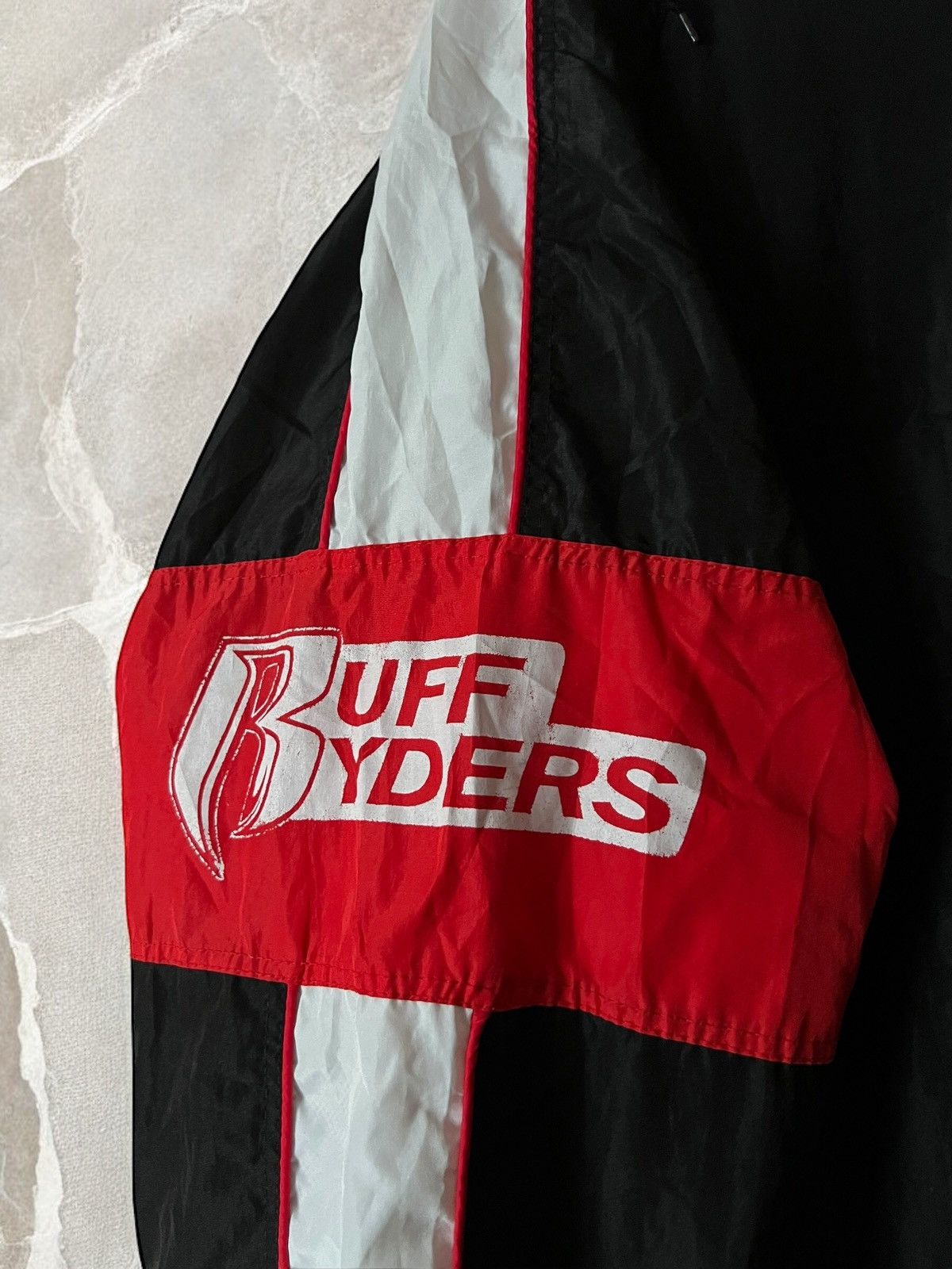 Rap Tees × Ruff Ryders × Vintage RUFF RYDERS VINTAGE Hooded JACKET RAP windbreaker waterproof Size US XL / EU 56 / 4 - 13 Thumbnail