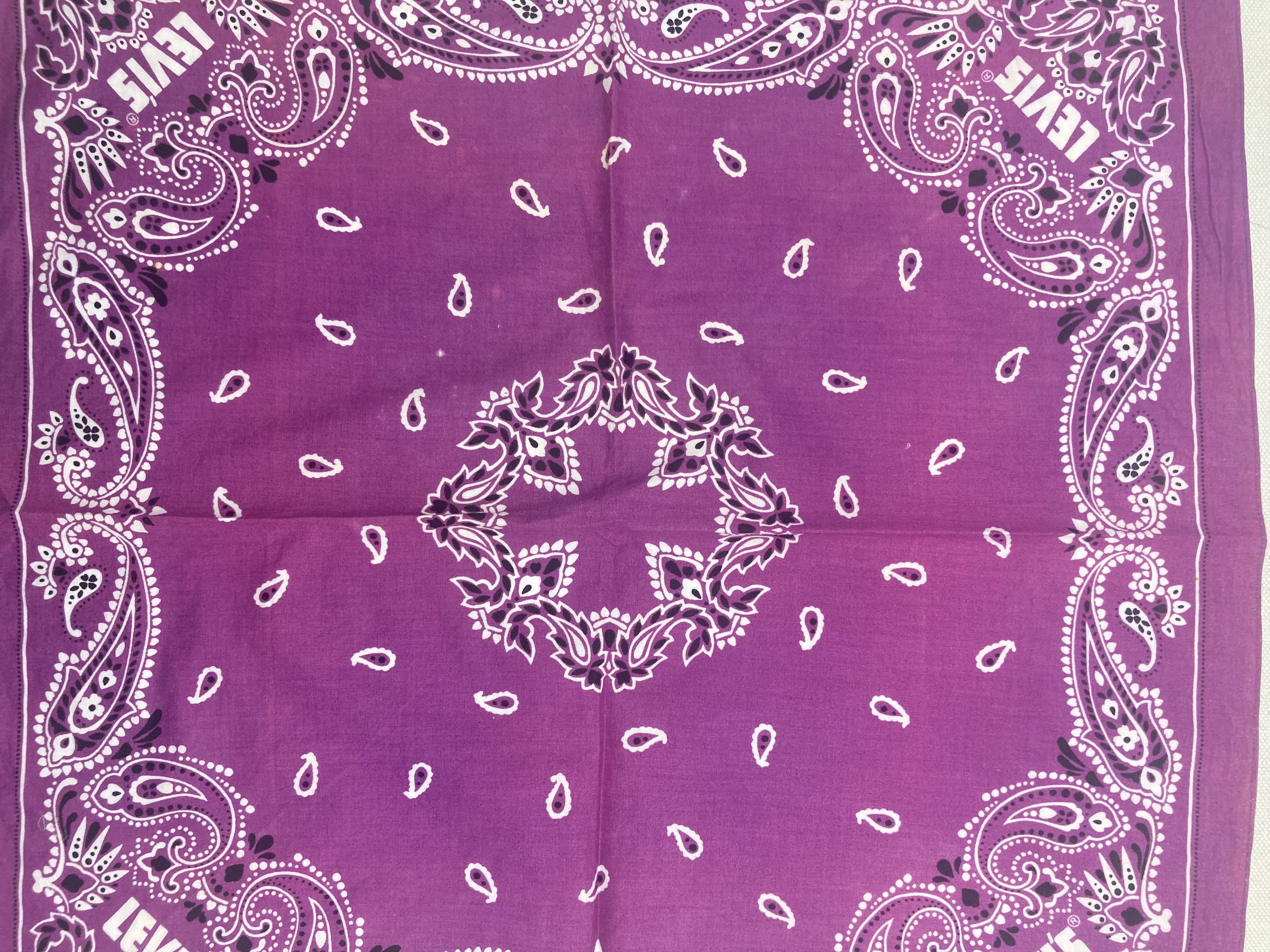 Levi's Levi’s Purple Paisley Bandana Size ONE SIZE - 4 Thumbnail