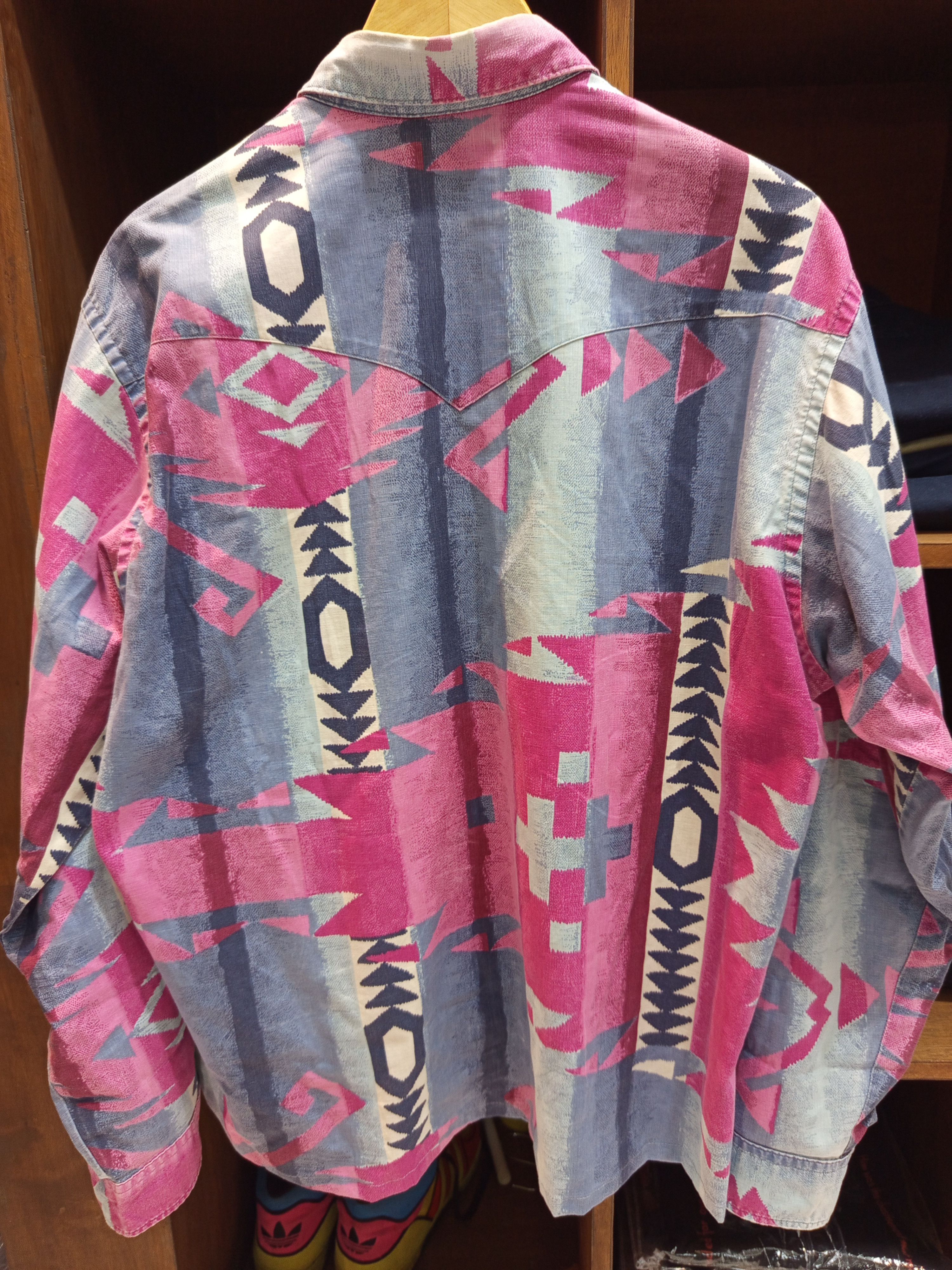 Wrangler Vintage Wrangler Cowboy Cut Southwestern Shirt 90s Size US XL / EU 56 / 4 - 4 Thumbnail