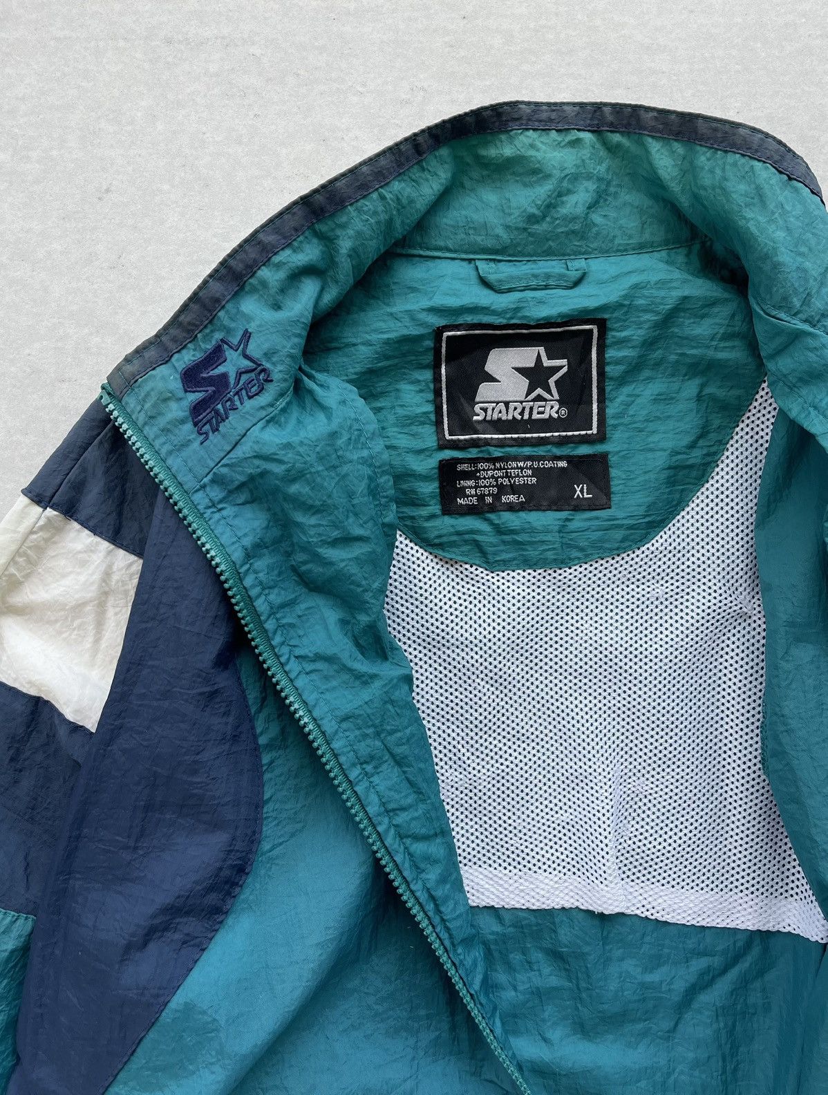 Starter VINTAGE 1990'S STARTER MEN'S NYLON SPORTS JACKET Size US XL / EU 56 / 4 - 10 Thumbnail
