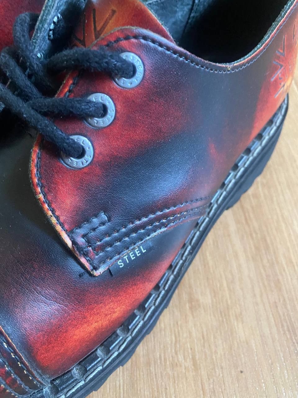 Dockers Vintage Steel Boots UK Flag Size US 7.5 / EU 40-41 - 9 Thumbnail