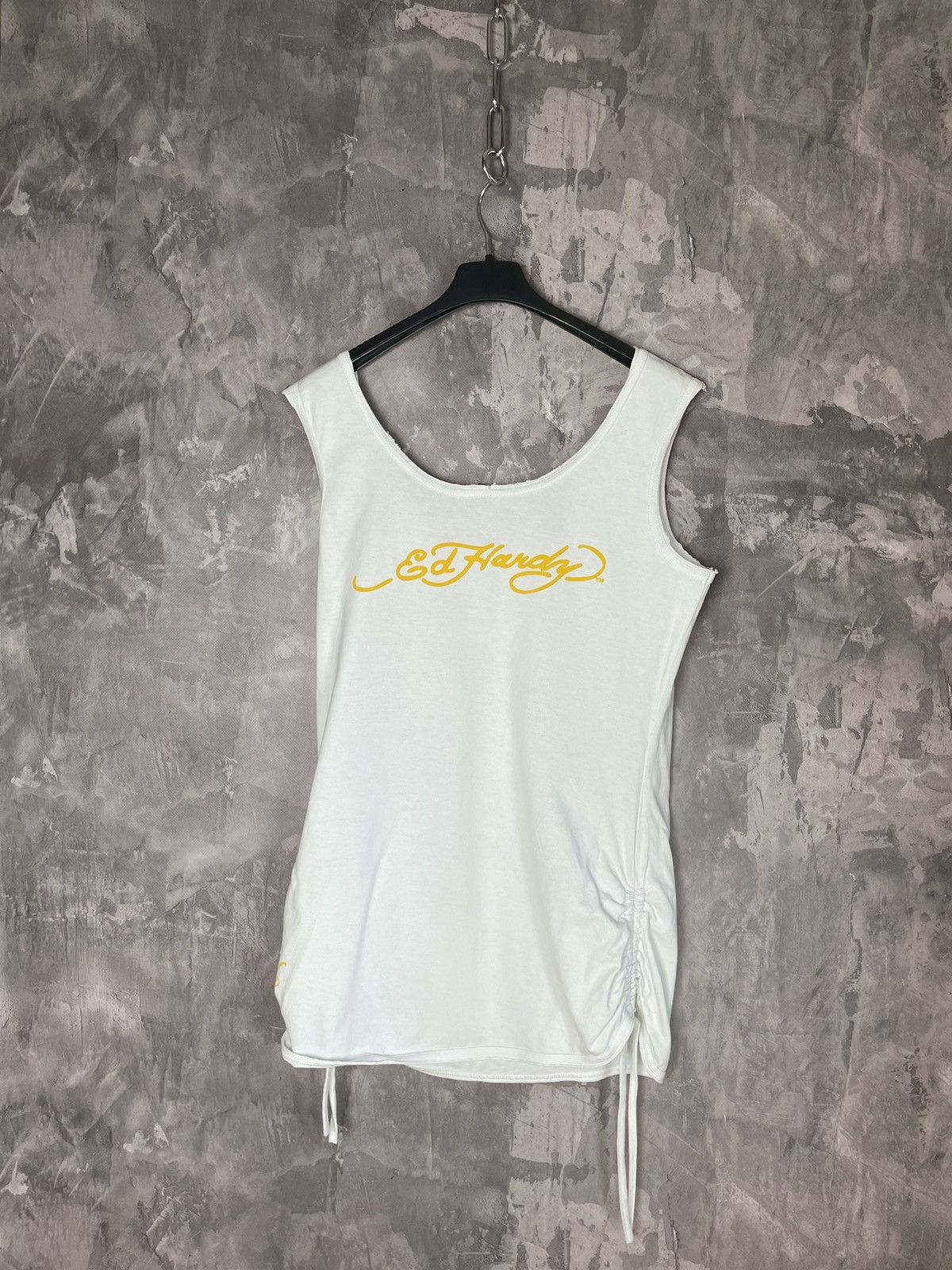 Ed Hardy Vintage Ed Hardy By Christian Audigier Sleeveles Shirt Size US XXL / EU 58 / 5 - 8 Thumbnail