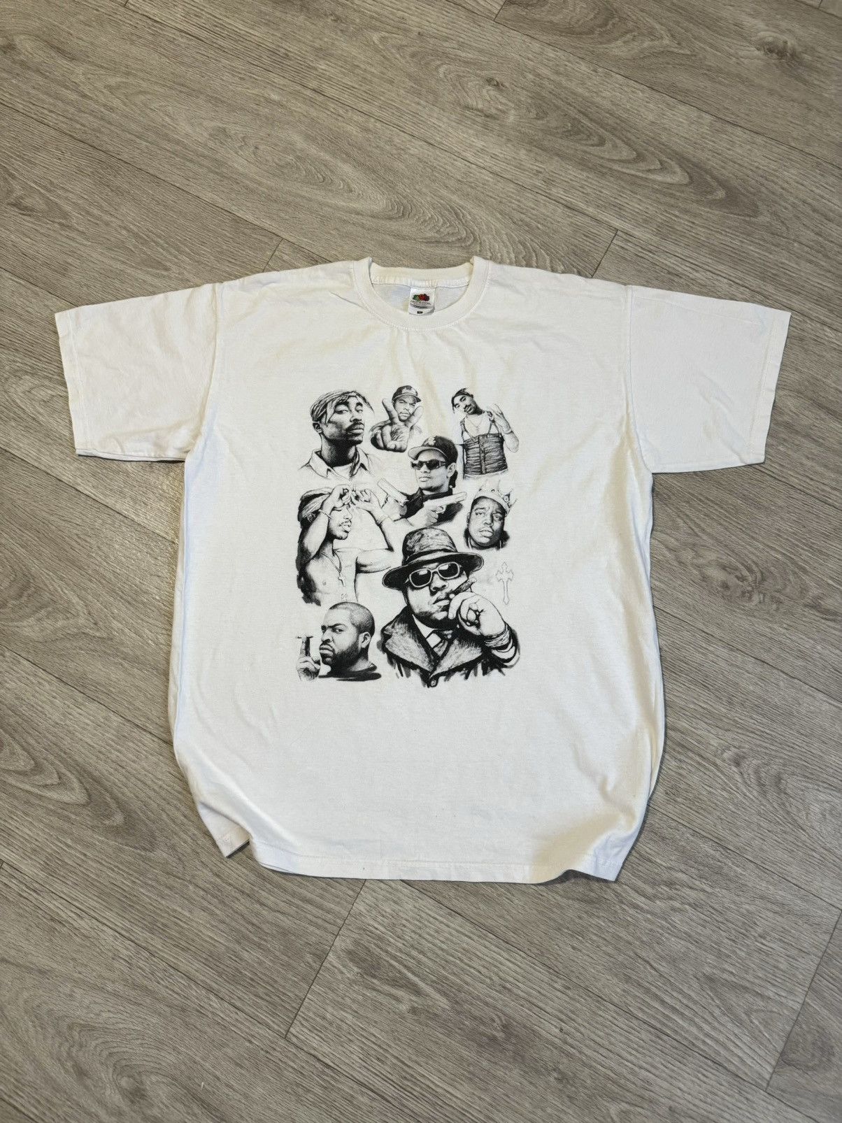 Band Tees × Rap Tees × Vintage 🔷Vintage T-shirt 2Pac,Ice Cube,Notorious Big🔷 Size US L / EU 52-54 / 3 - 1 Thumbnail
