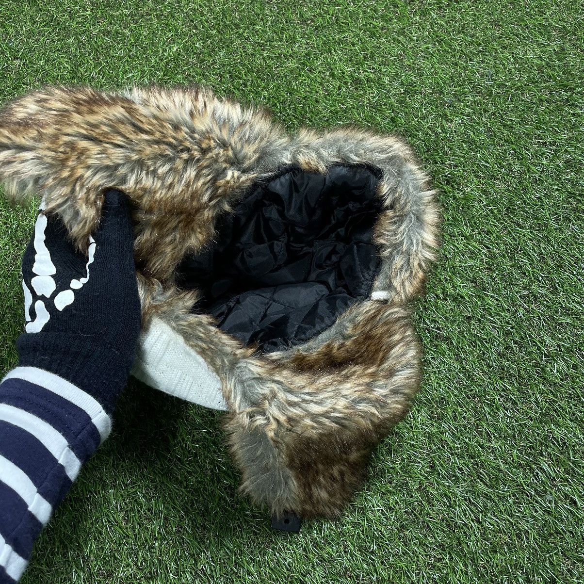 Vintage Vintage Y2K Fuzzy Beanie Alt Grunge Ushanka Mohair Baggy OS Size ONE SIZE - 3 Thumbnail