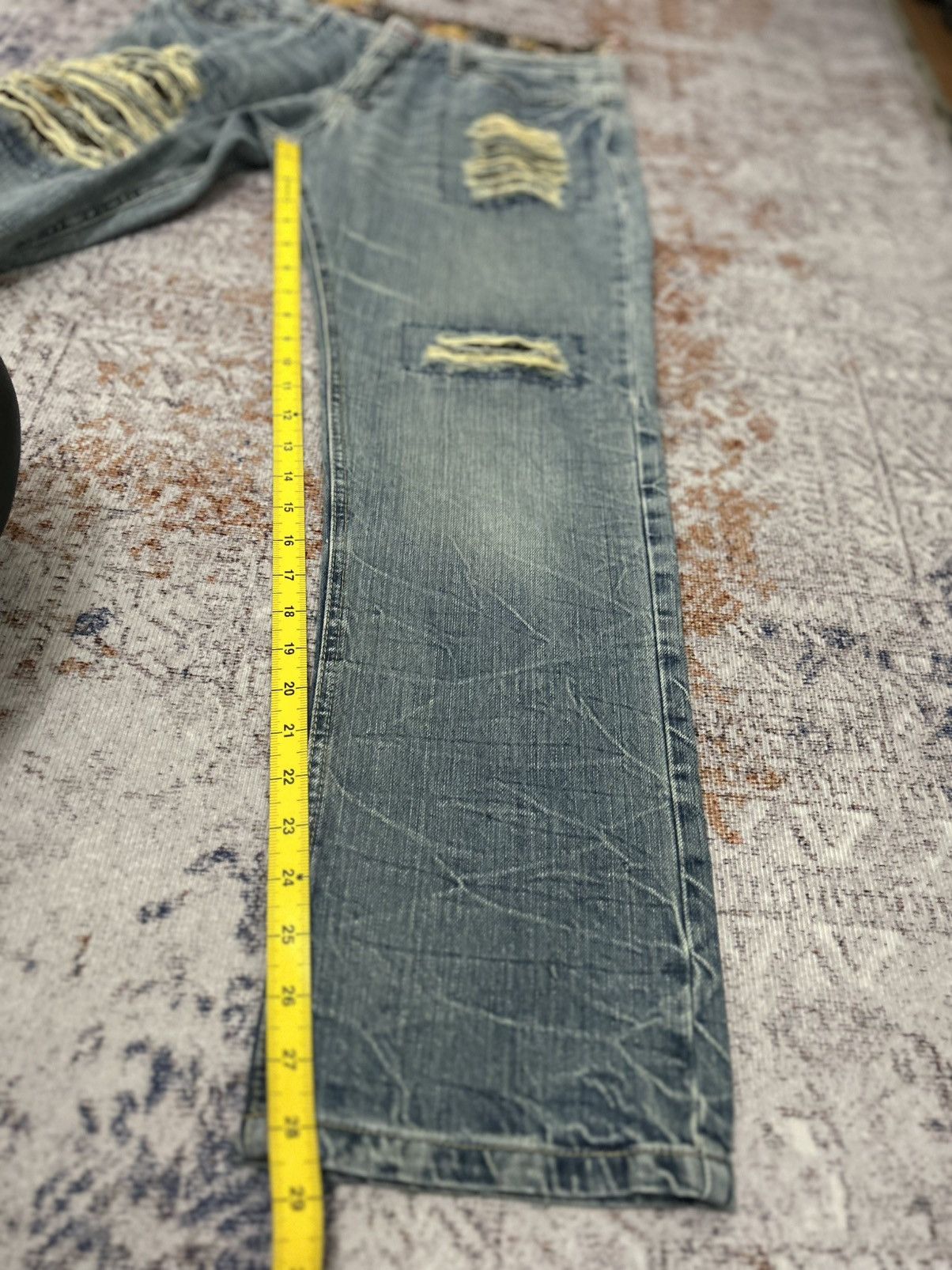 Hysteric Glamour Japanese Brand Doublle layer Rippert Jeans Size US 32 / EU 48 - 17 Thumbnail