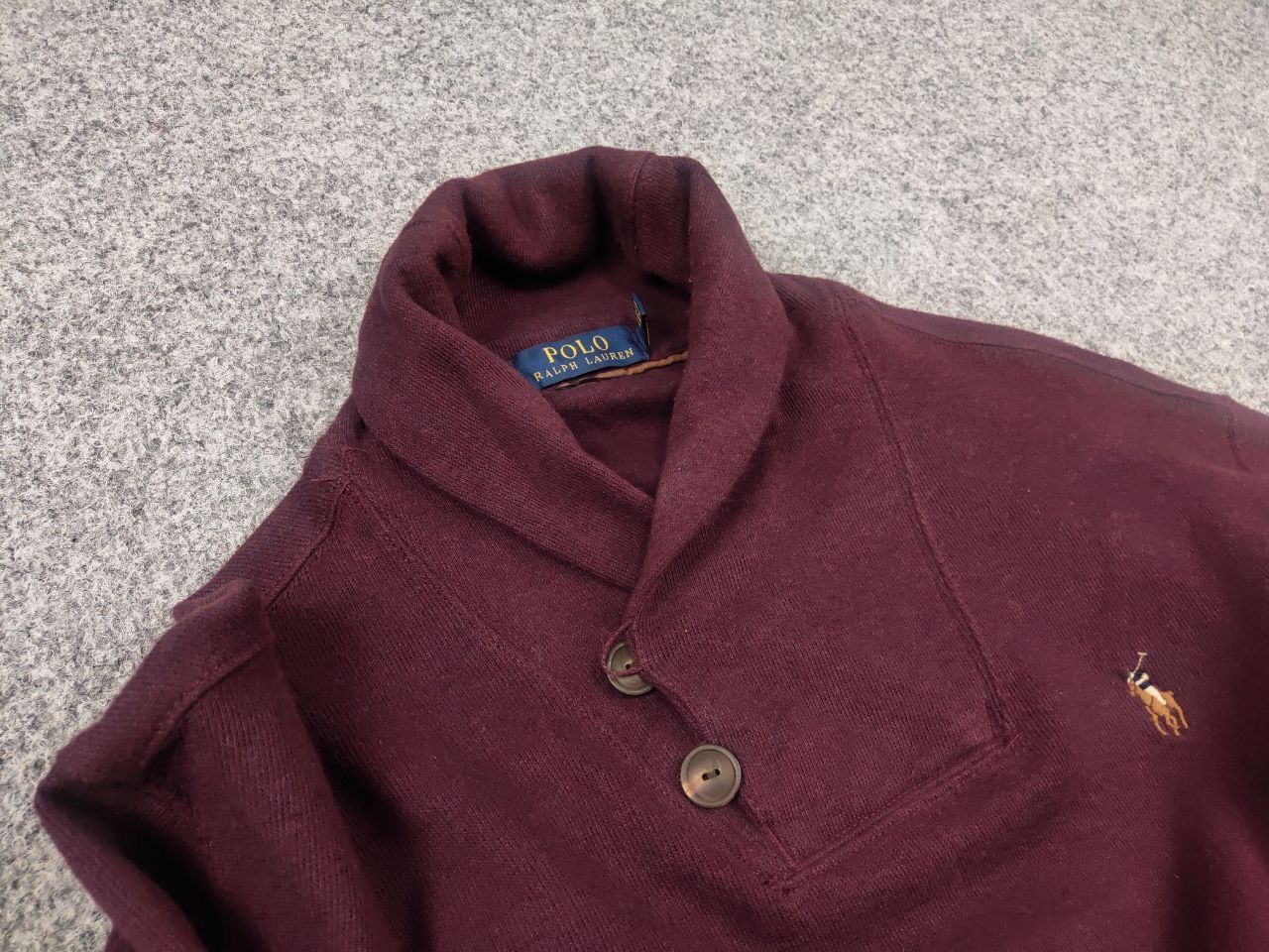 Polo Ralph Lauren Vintage Polo Ralph Lauren Logo Half-Buttoned Jumper Pullover Size US S / EU 44-46 / 1 - 10 Thumbnail