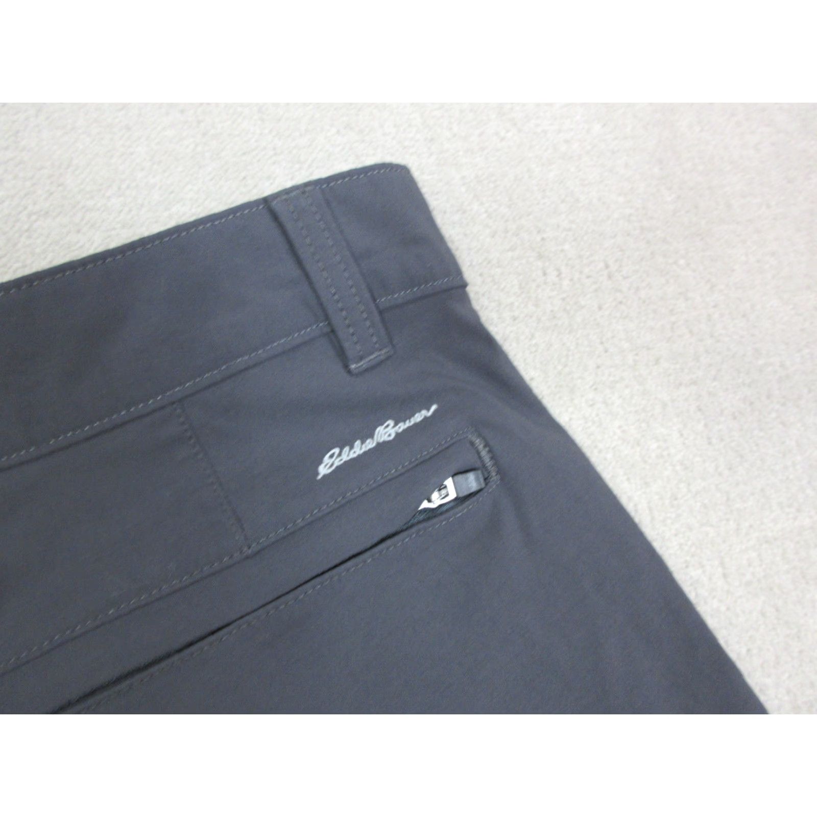 Eddie Bauer Eddie Bauer Shorts Mens 30 Gray Chino Hiking Travel Outdoors Lightweight Nylon Spandex Pockets Logo Regular Fall Spring Summer Winter Outdoor Mens Size US 30 / EU 46 - 7 Thumbnail