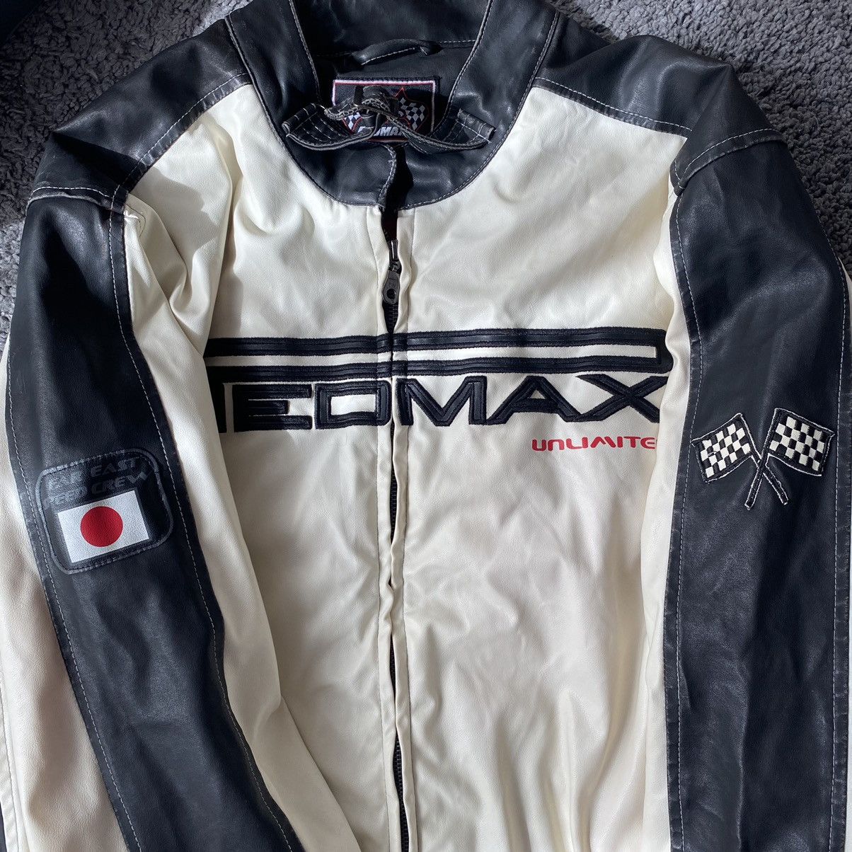 Vintage Vintage Leather Jacket Redmax Unlimited Crew Y2K Size US L / EU 52-54 / 3 - 6 Thumbnail