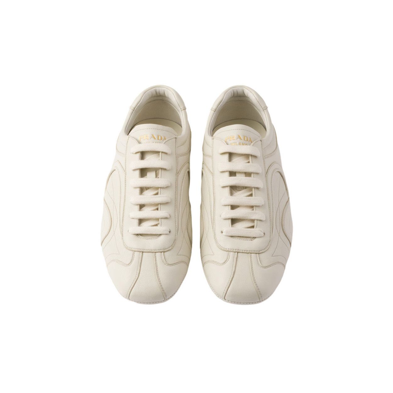 Prada PRADA Montecarlo Re-Edition 2005 $1120 White Leather Sneake Size US 8 / EU 41 - 3 Thumbnail