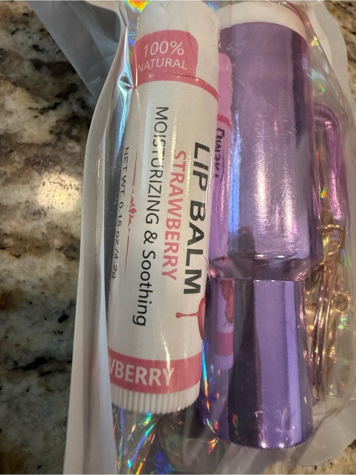 Other Purple travel mug keychain and lip balm gift favor Size ONE SIZE - 2 Thumbnail