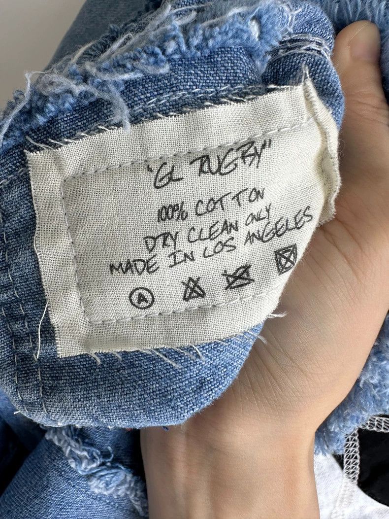 Greg Lauren greg lauren Badge denim polo shirt 2506-Nextarrow Size US M / EU 48-50 / 2 - 6 Thumbnail
