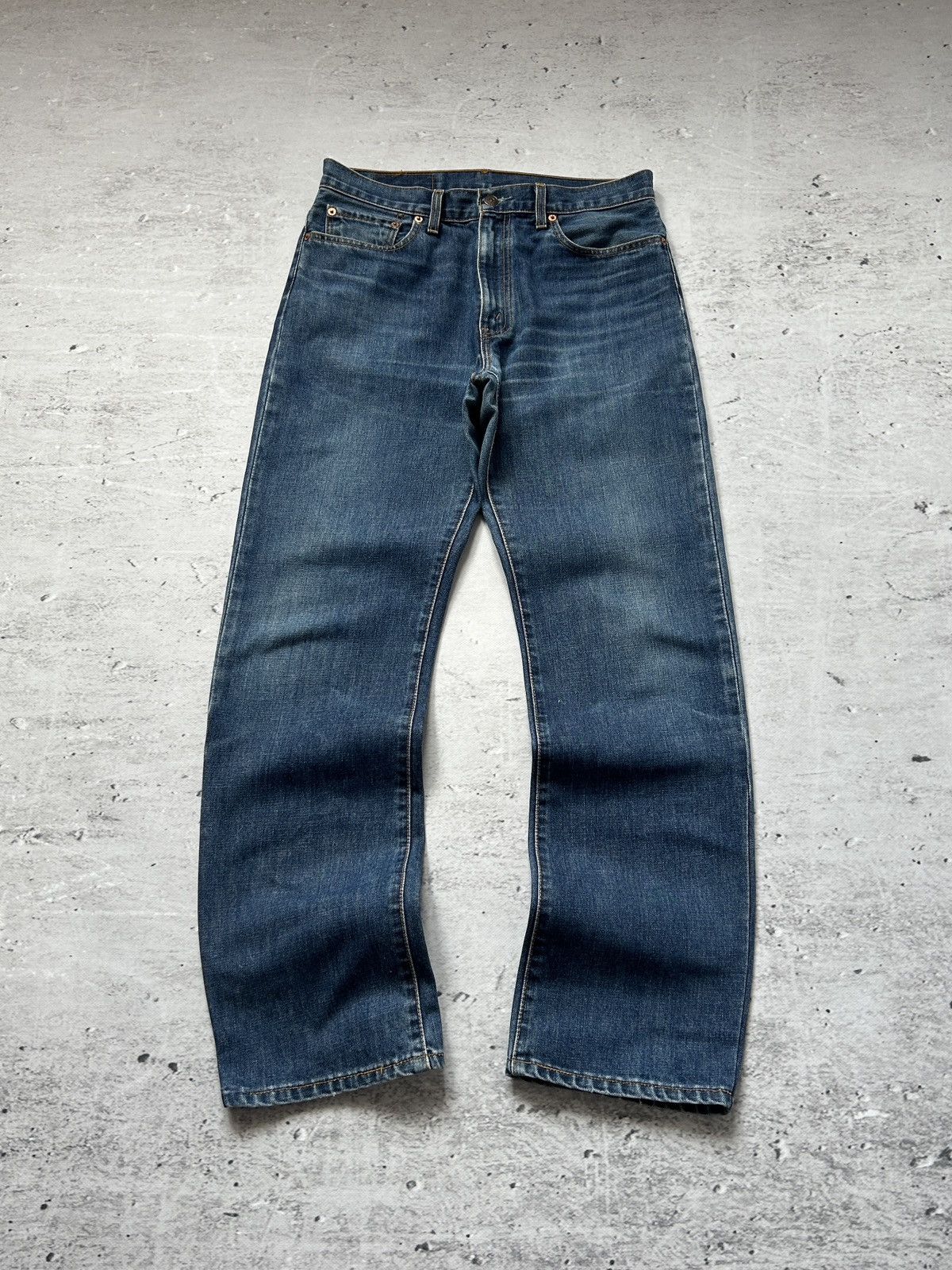 Levi's Vintage Clothing 💥Vintage Levis Washed Blue Wide Bootcut Denim Jeans 90s💥 Size US 33 - 5 Thumbnail