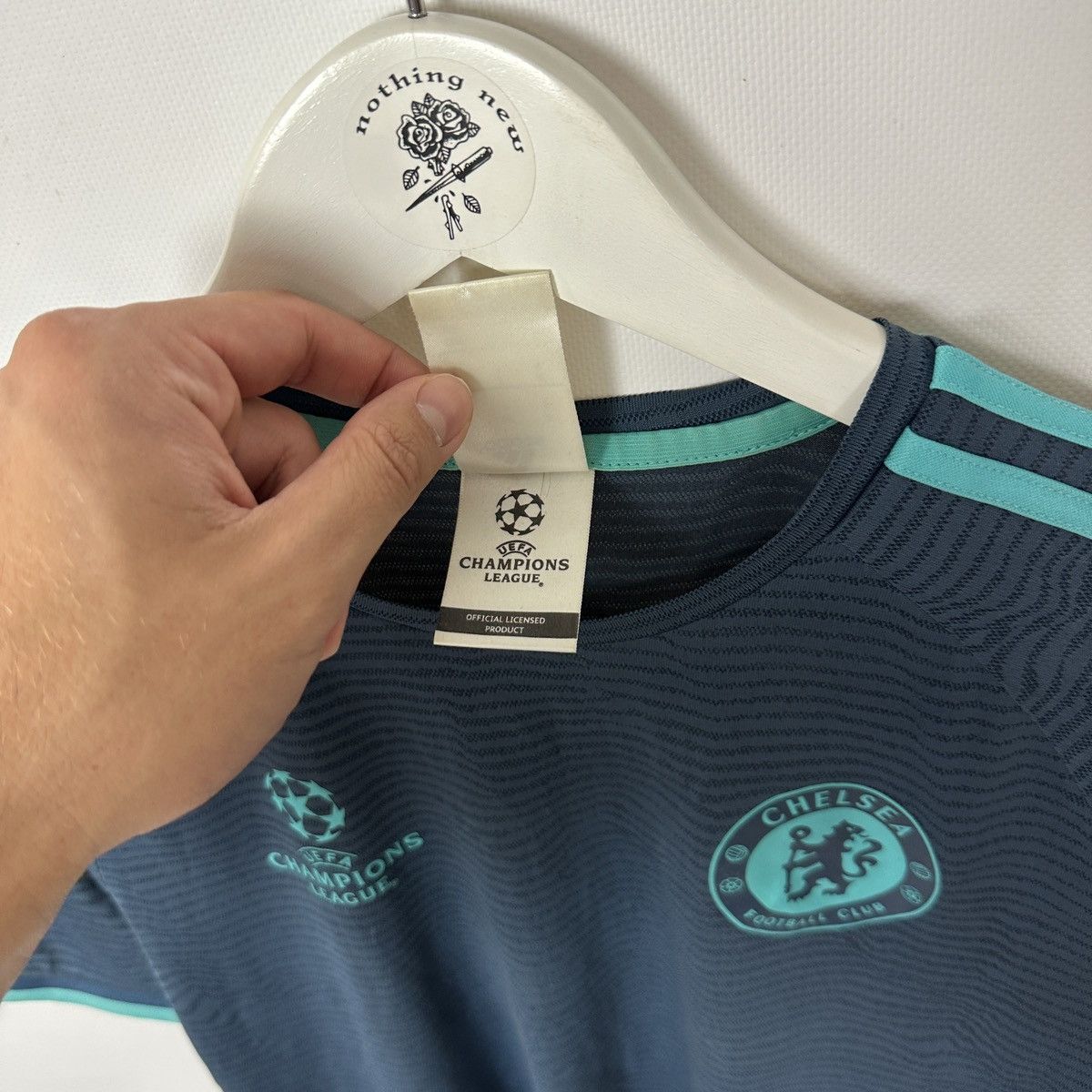 Chelsea Soccer Chelsea 2015 15/16 UEFA ChampionsLeague Jersey rare y2k hype Size US S / EU 44-46 / 1 - 5 Thumbnail