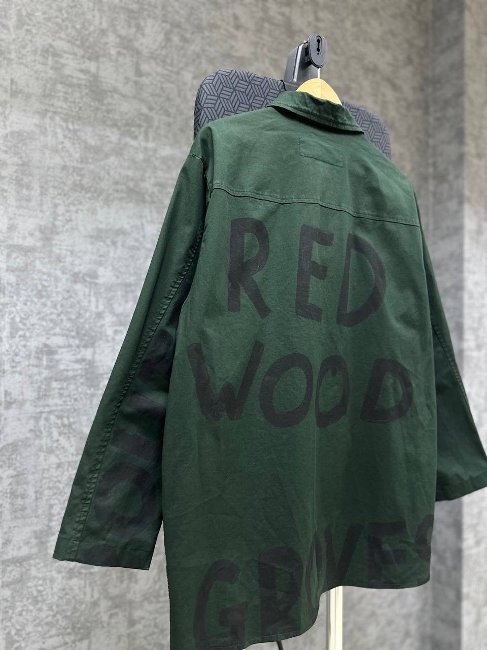 Rundholz × Vintage Vintage Rundholz DIP Green Print Long Shirt Big Logo Size US M / EU 48-50 / 2 - 15 Thumbnail