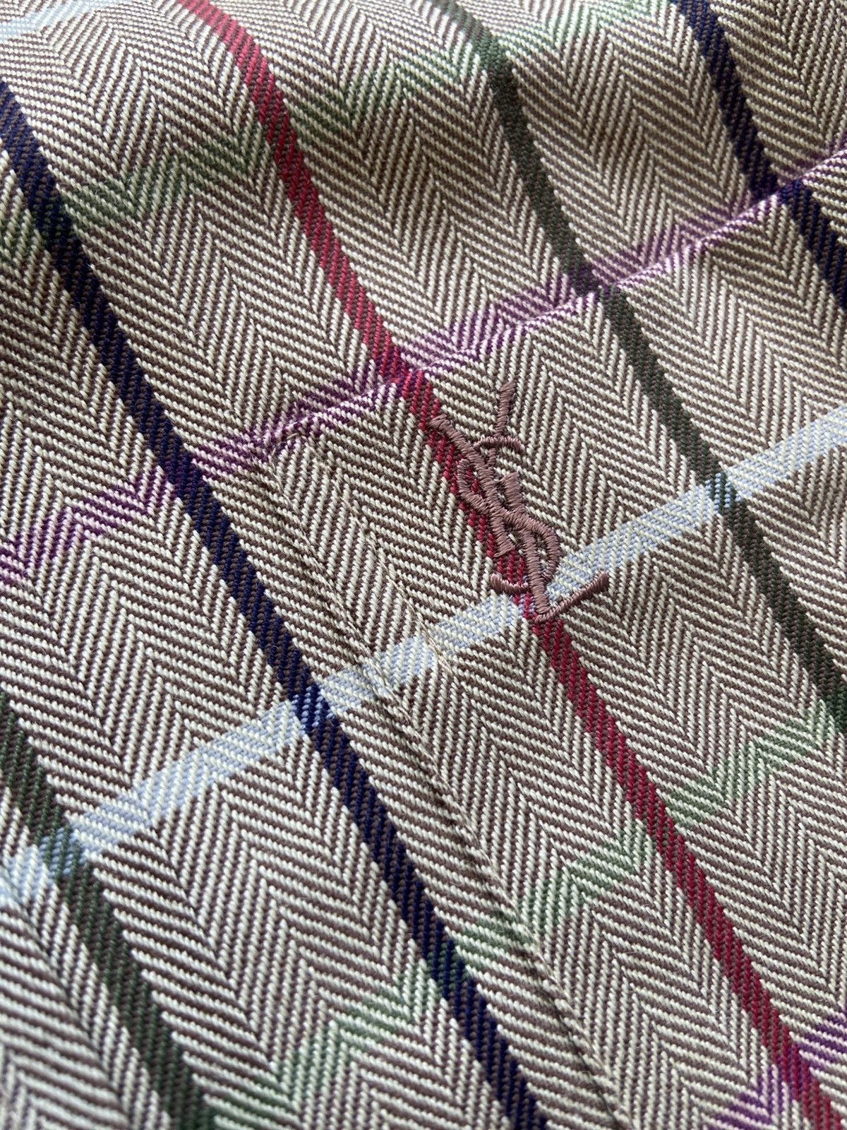 Yves Saint Laurent Yves Saint Laurent Plaid Flannel Shirt Size US M / EU 48-50 / 2 - 5 Thumbnail