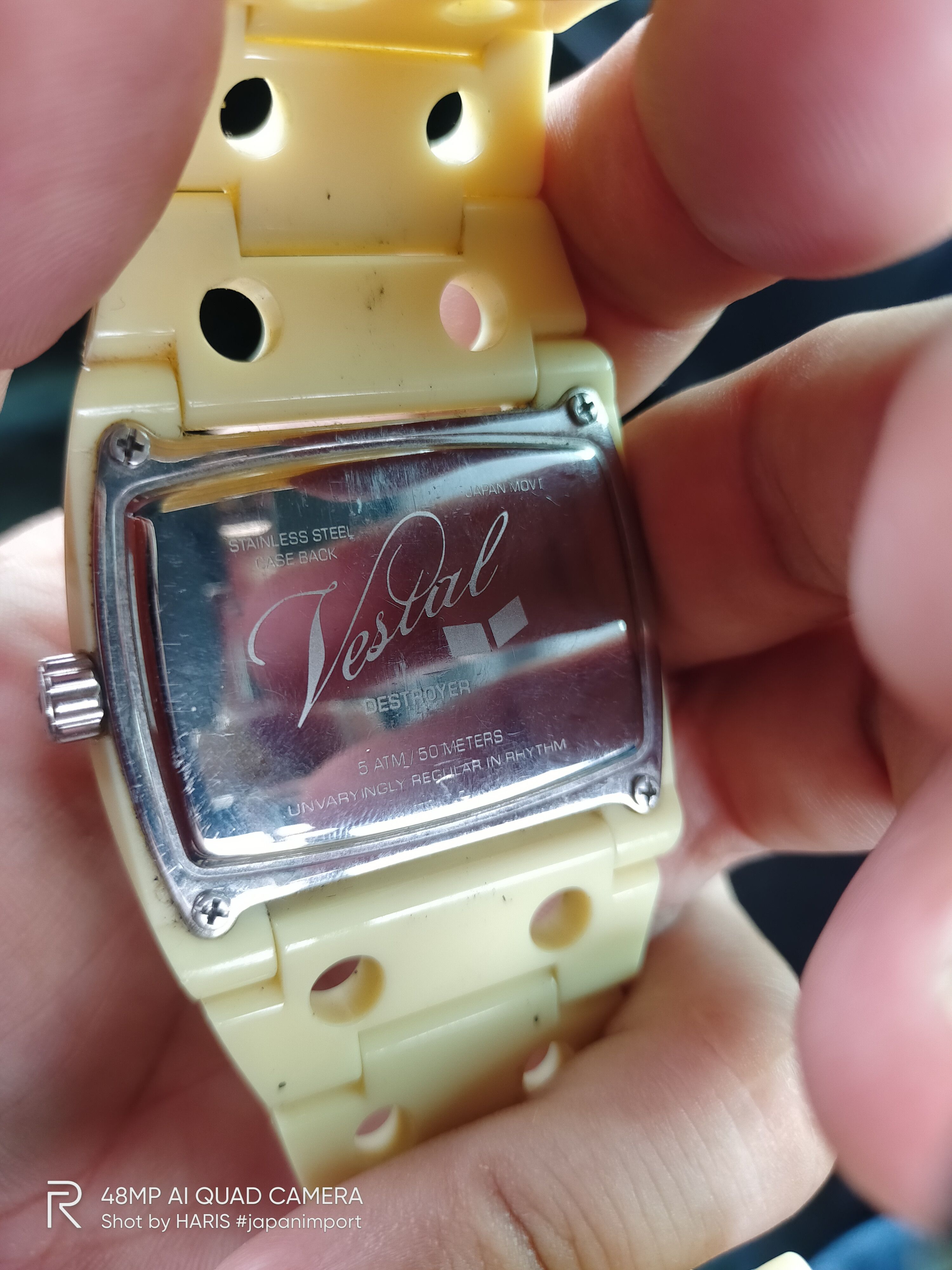 Japanese Brand VESTAL 💥 Vintage Watch FULL YELLOW (Japan Engine) Size ONE SIZE - 5 Thumbnail