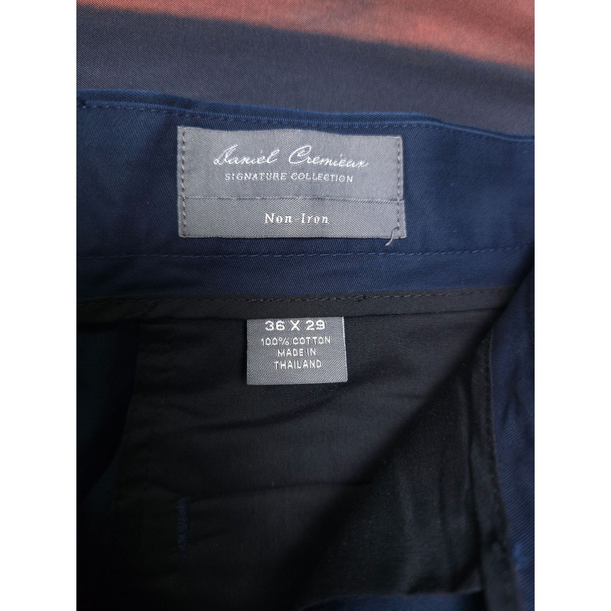 Daniel Cremieux Daniel Cremieux Signature Collection Non-Iron Mens Pants 36X Size 36R - 3 Thumbnail