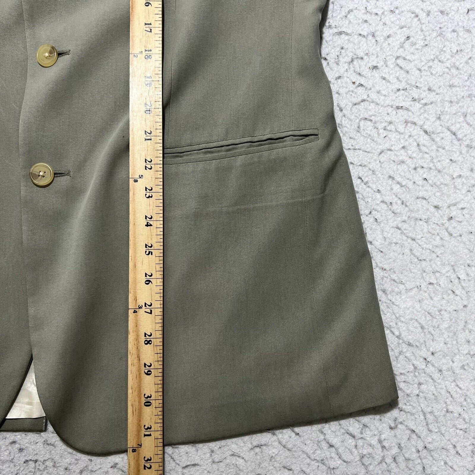 Nautica Nautica Silk Sage Green/Gray Suit Jacket Sport Coat 42R Size 42R - 10 Thumbnail