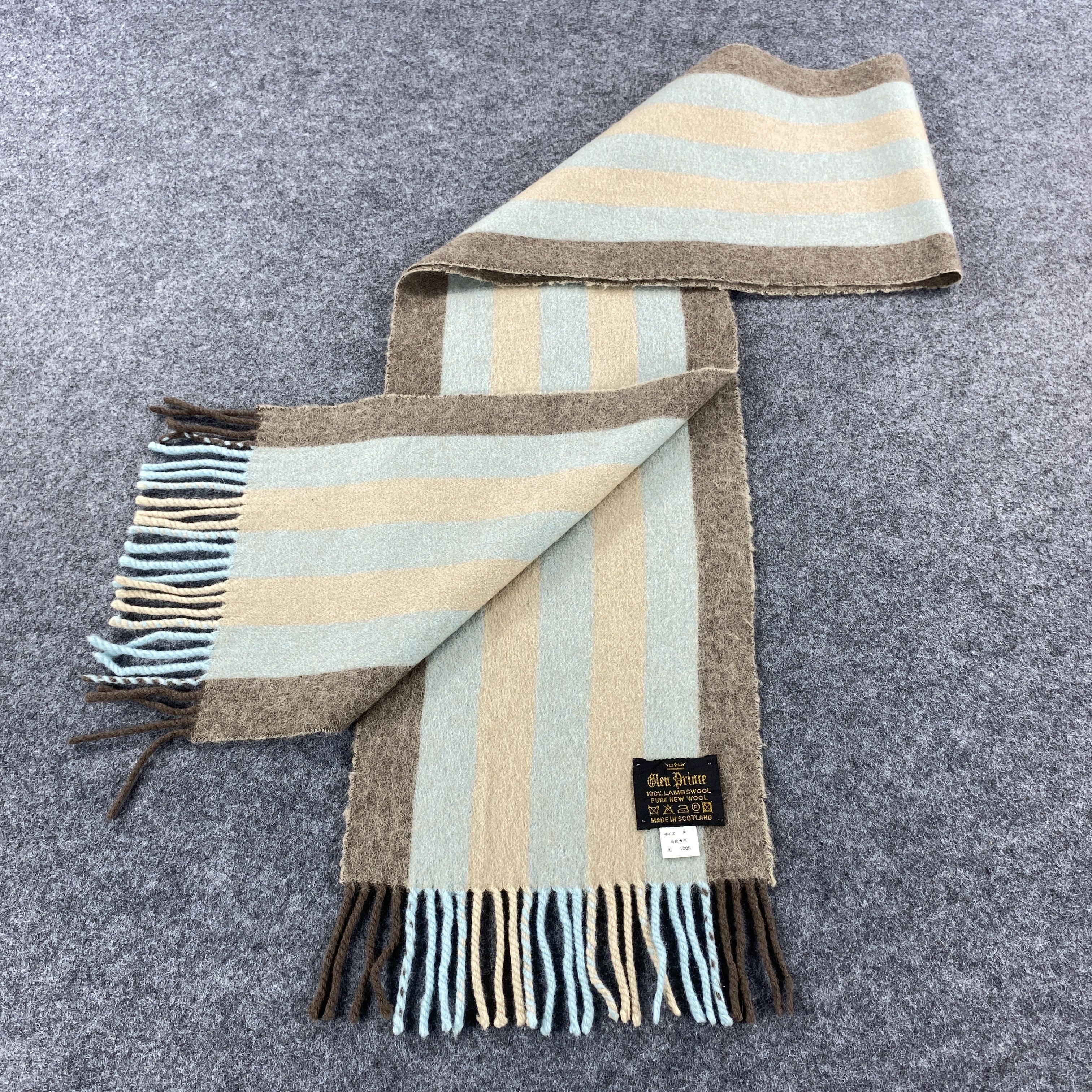 Vintage Glen Prince Scarf # Muffler # Neckwear # D404 Size ONE SIZE - 4 Thumbnail
