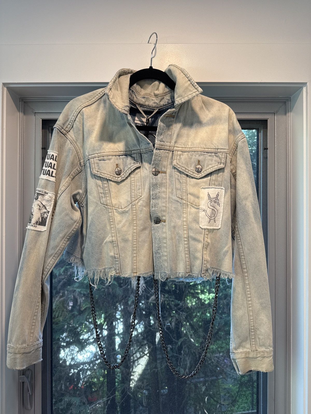Ksubi Light wash : cropped : distressed jacked Size S / US 4 / IT 40 - 1 Thumbnail