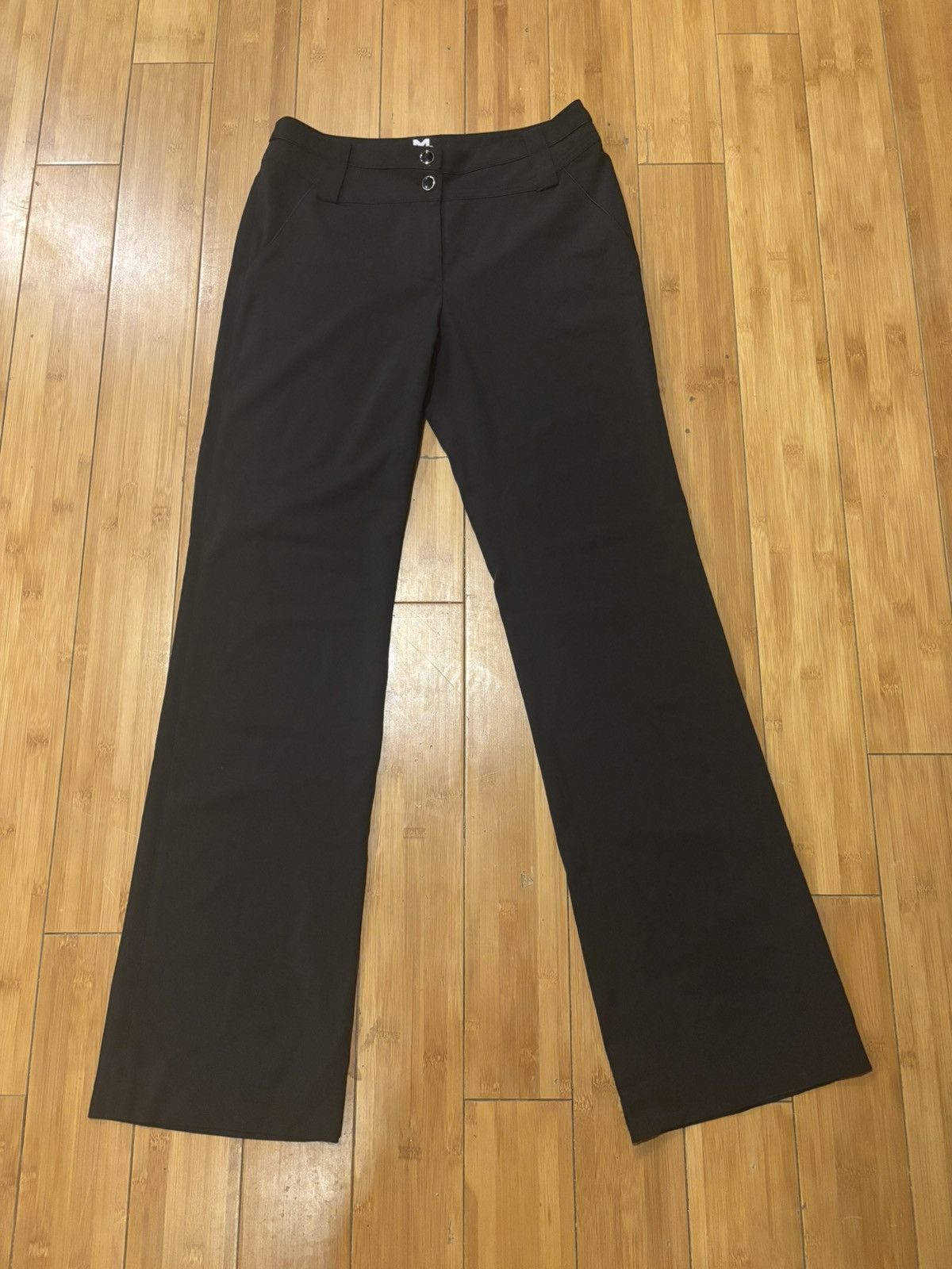 Other Classic black wide leg trousers.wp-370 Size 28" / US 6 / IT 42 - 1 Thumbnail